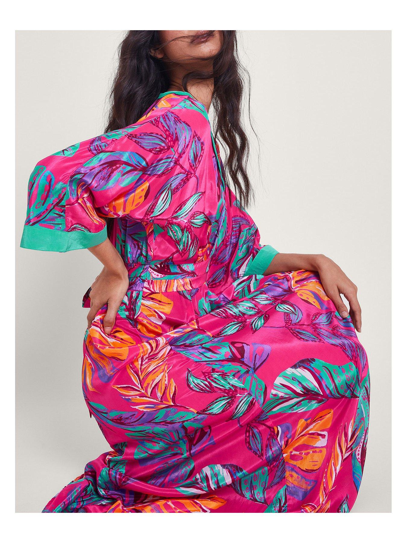 Monsoon Aura Floral Print Maxi Dress - Multi | Very