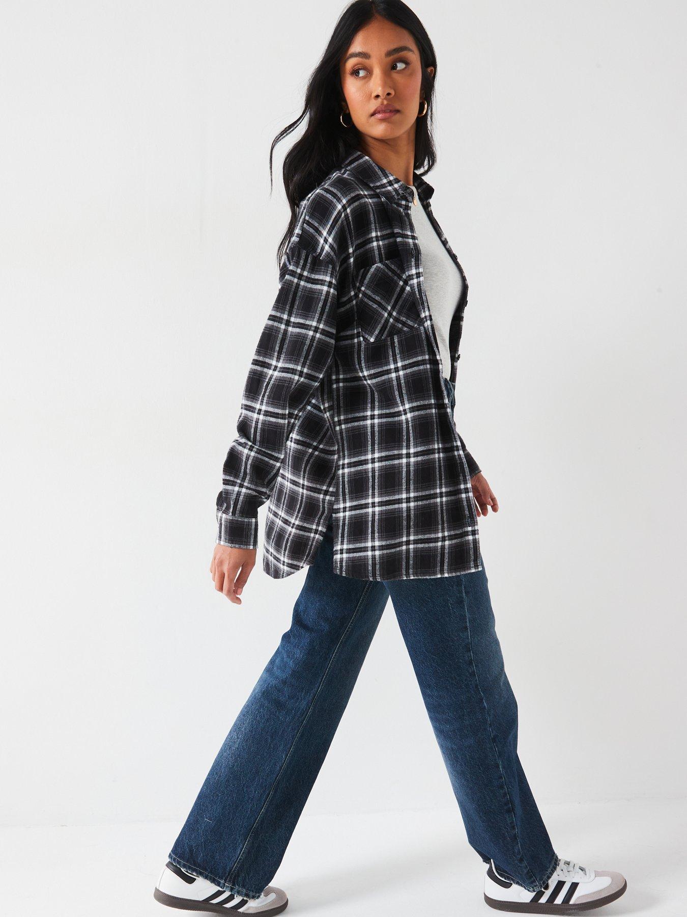 Image 5 of 6 of Everyday Check Shirt - Black/White