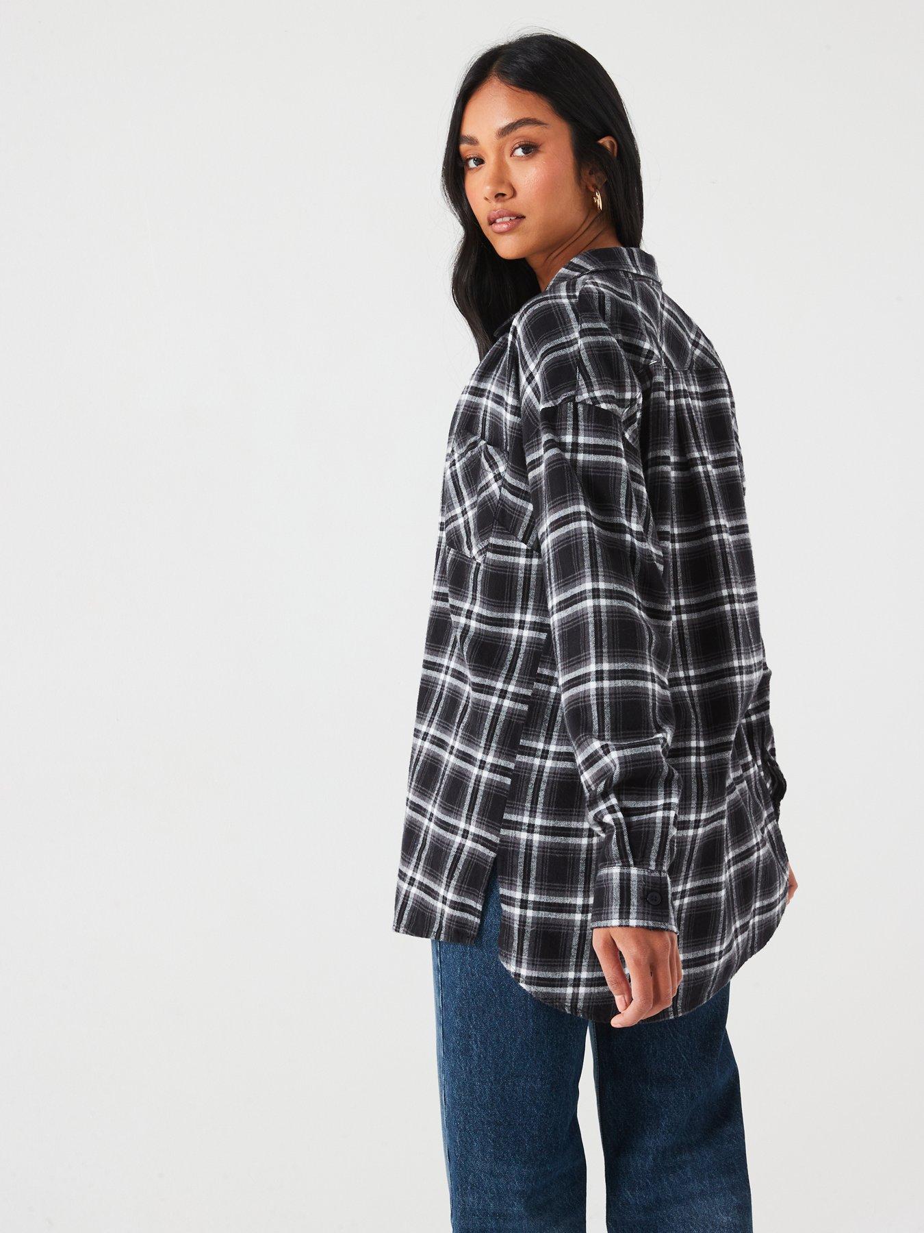 Image 6 of 6 of Everyday Check Shirt - Black/White