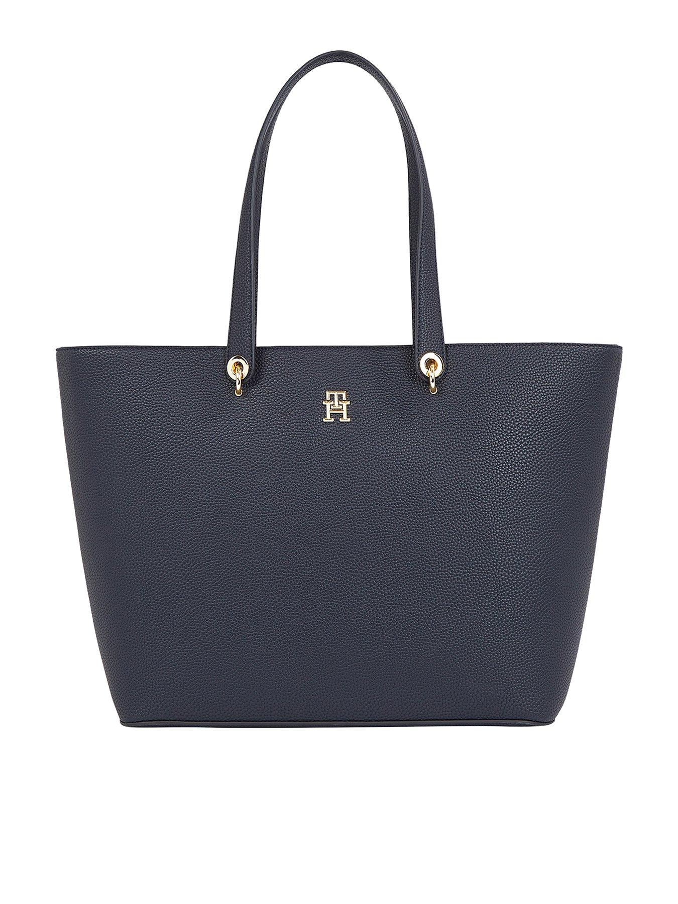 Tommy Hilfiger Emblem Tote Bag - Navy