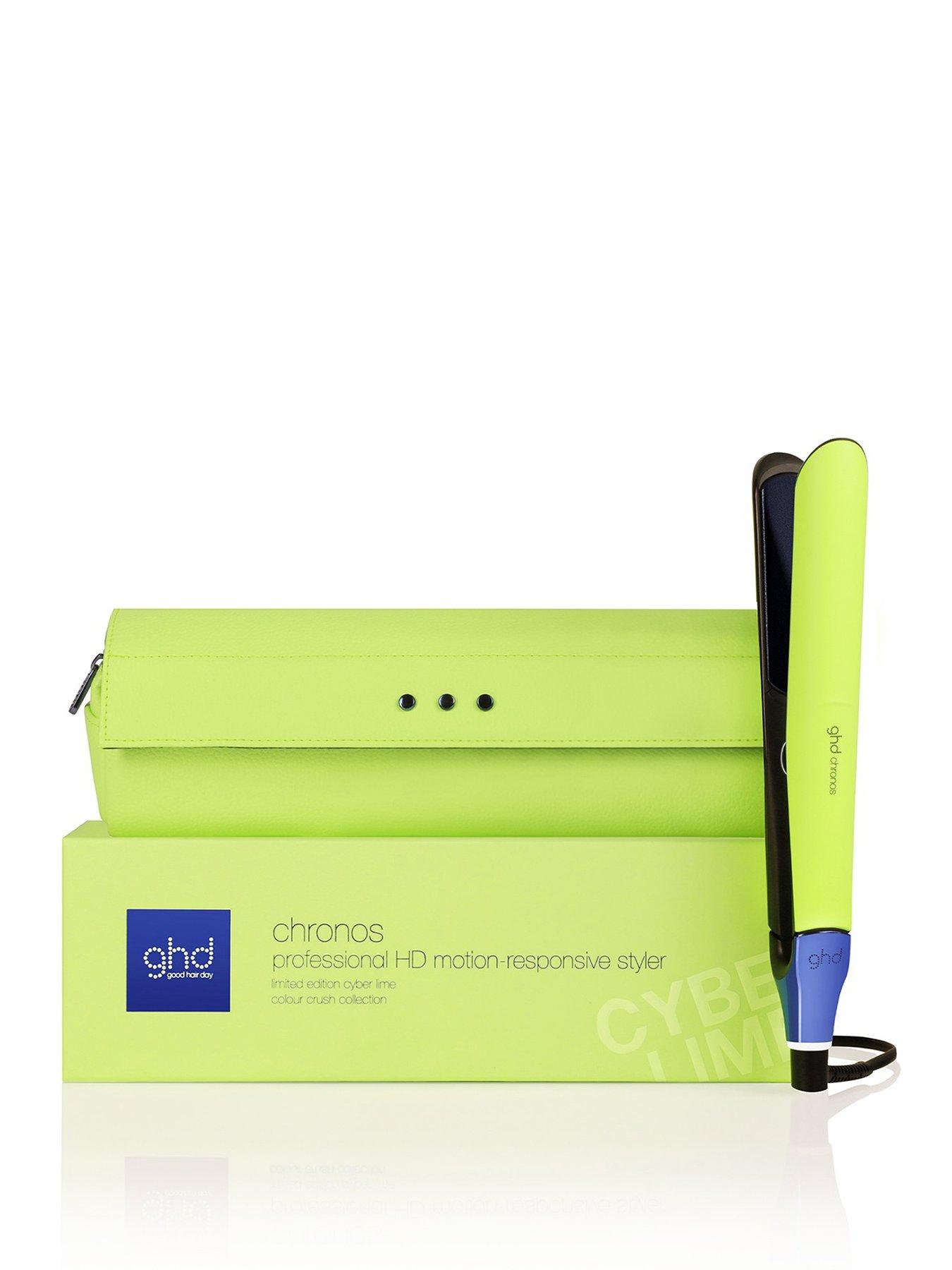 ghd Chronos - Hair Straightener - Cyber Lime | very.co.uk