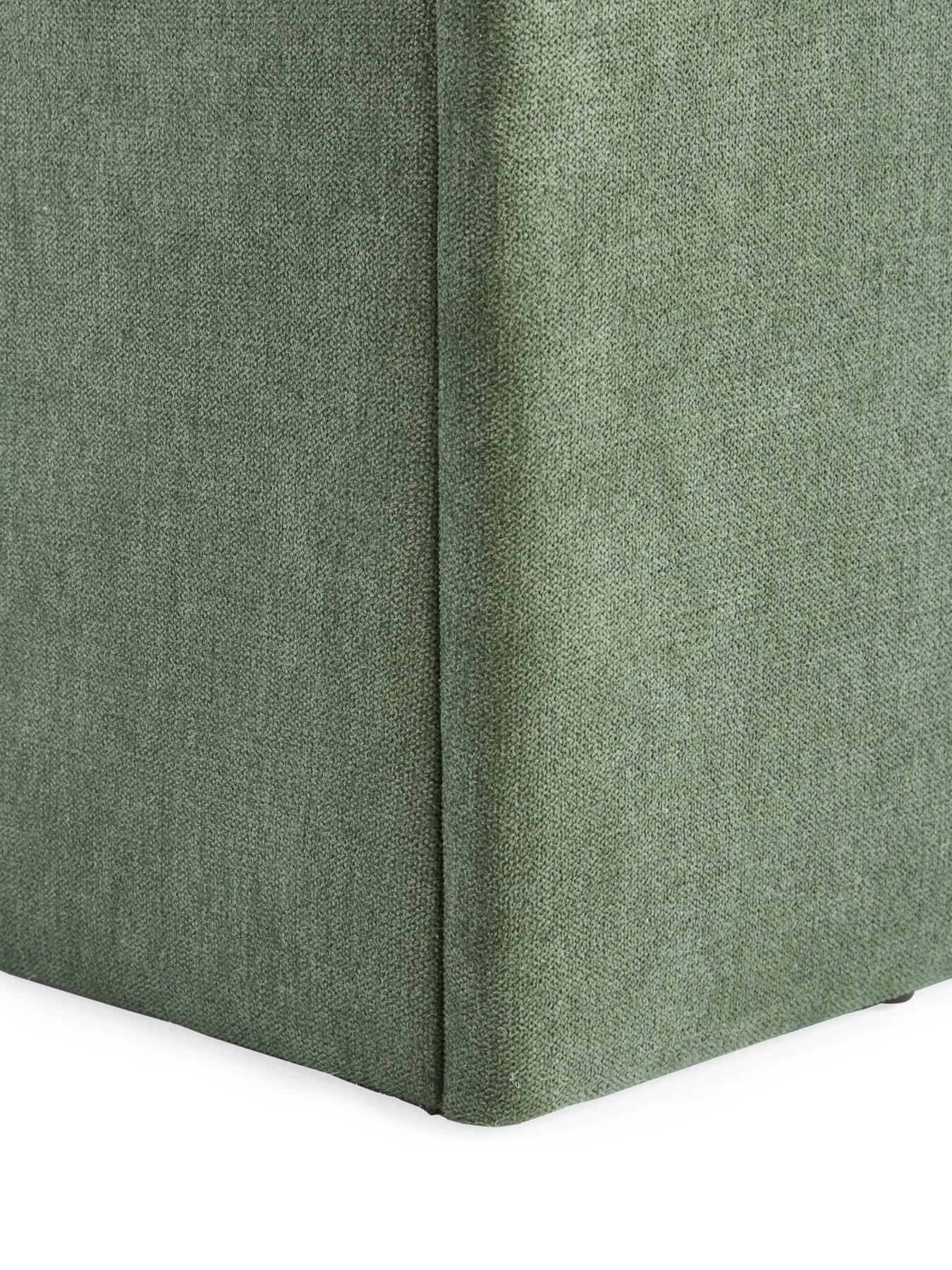 Image 5 of 6 of The Very Collection Nova End Lift Up Storage Ottoman Bed with Mattress Options (Buy &amp; SAVE!) - Winter Moss