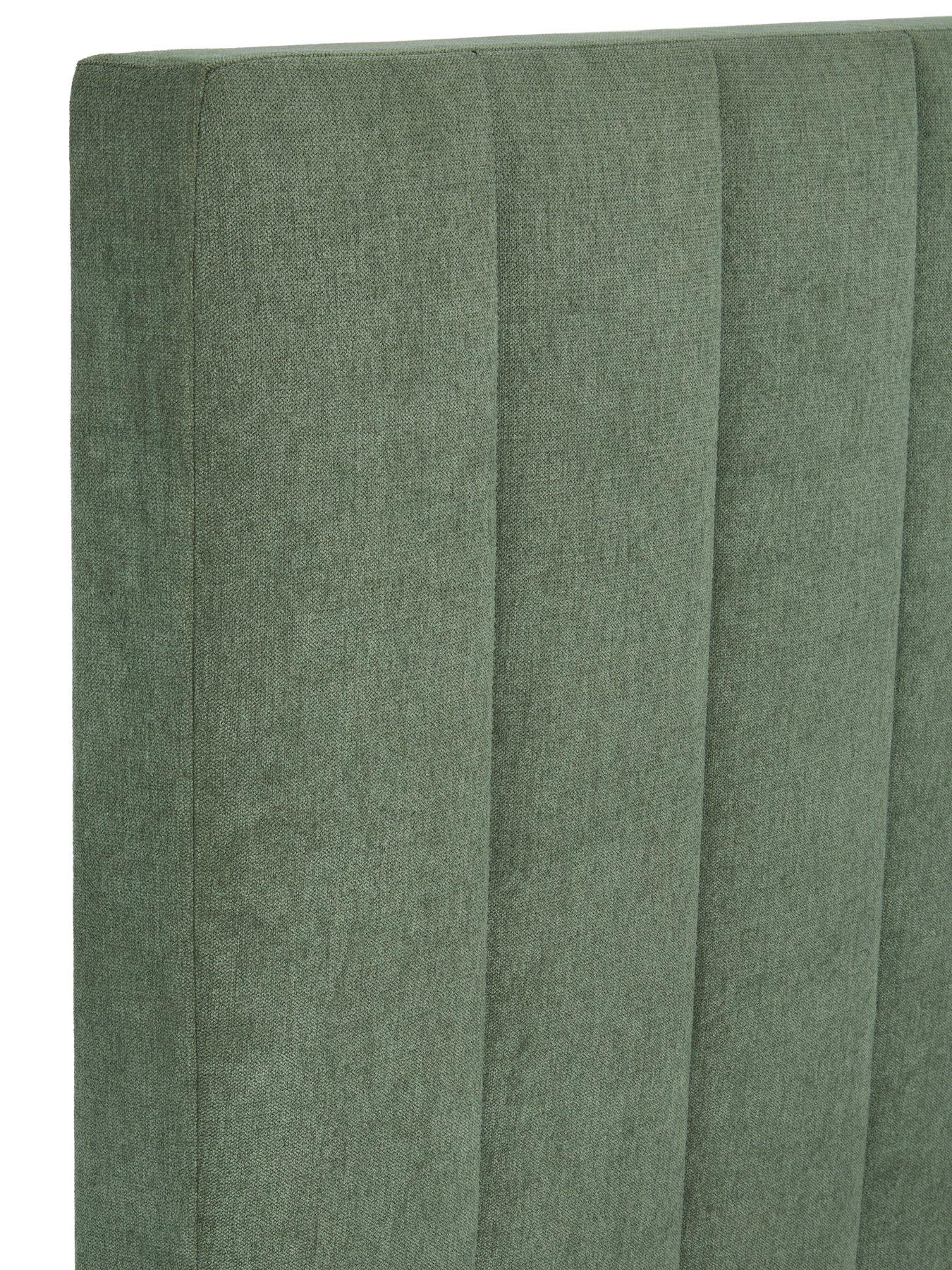 Image 6 of 6 of The Very Collection Nova End Lift Up Storage Ottoman Bed with Mattress Options (Buy &amp; SAVE!) - Winter Moss
