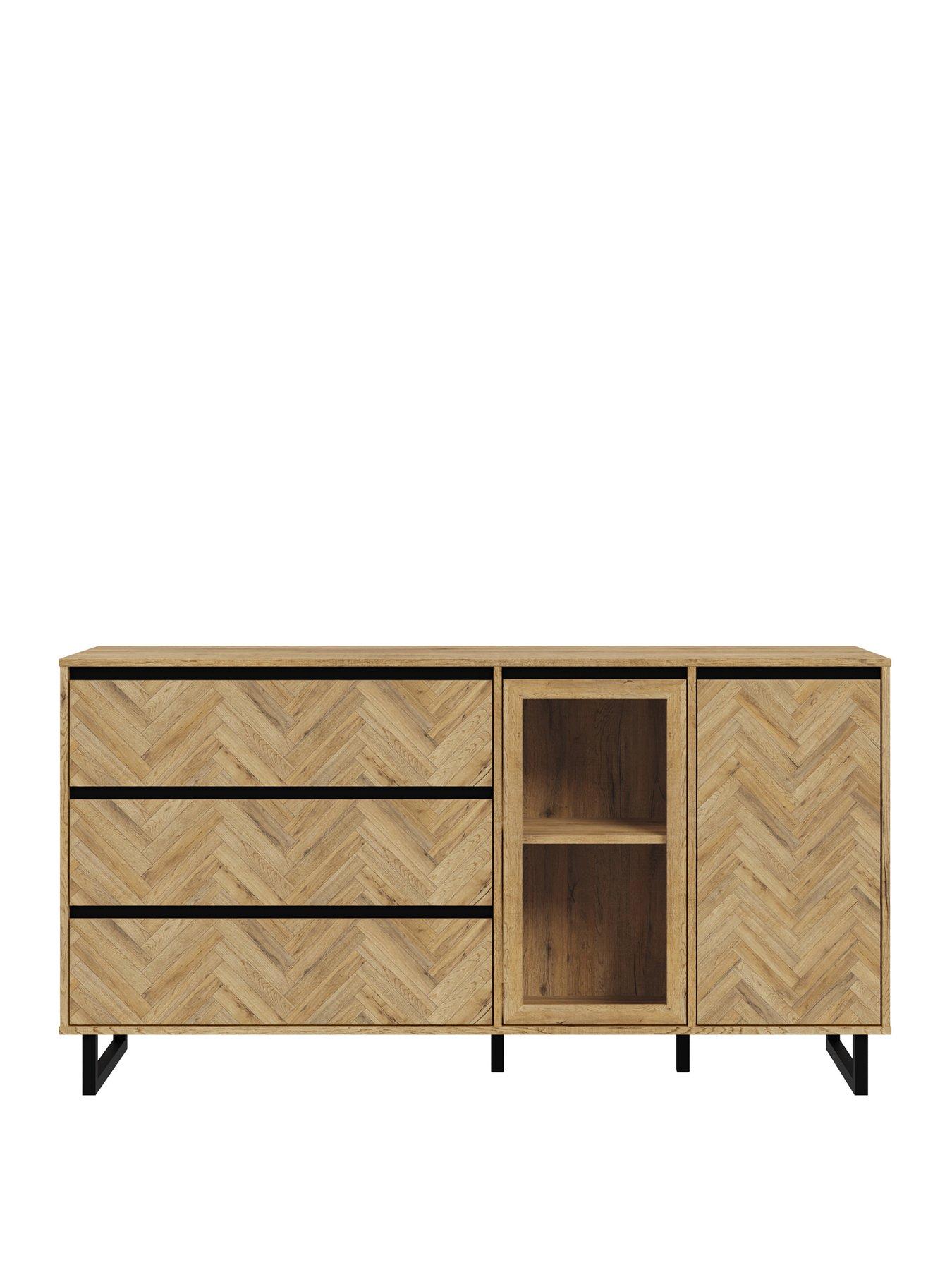 Image 2 of 7 of Nikomedes 2 Door, 3 Door&nbsp;Sideboard - Dark Oak