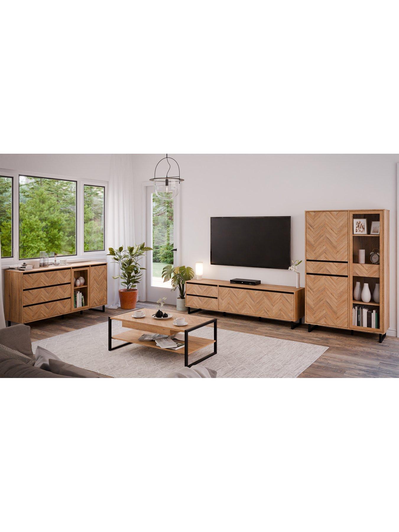 Image 7 of 7 of Nikomedes 2 Door, 3 Door&nbsp;Sideboard - Dark Oak