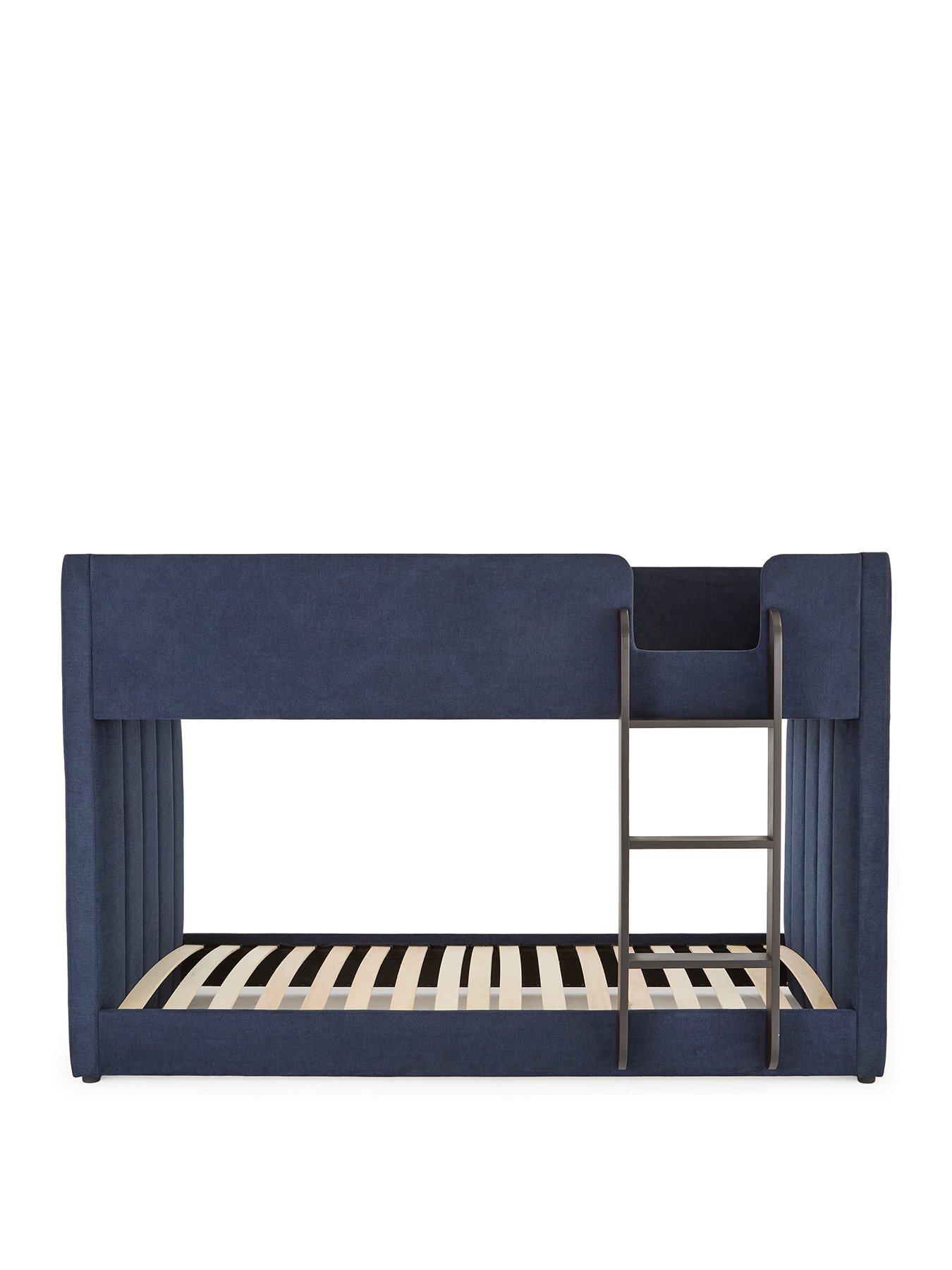 Image 2 of 7 of Very Home Panelled Bunk Bed with Mattress Options (Buy &amp; SAVE!) - Deep Blue