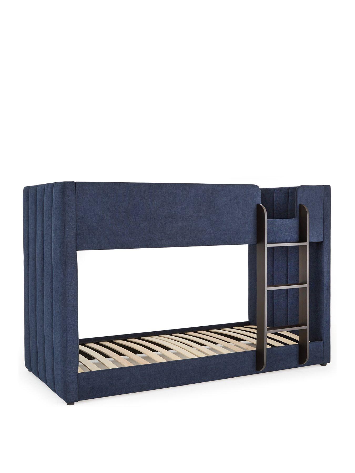 Image 3 of 7 of Very Home Panelled Bunk Bed with Mattress Options (Buy &amp; SAVE!) - Deep Blue