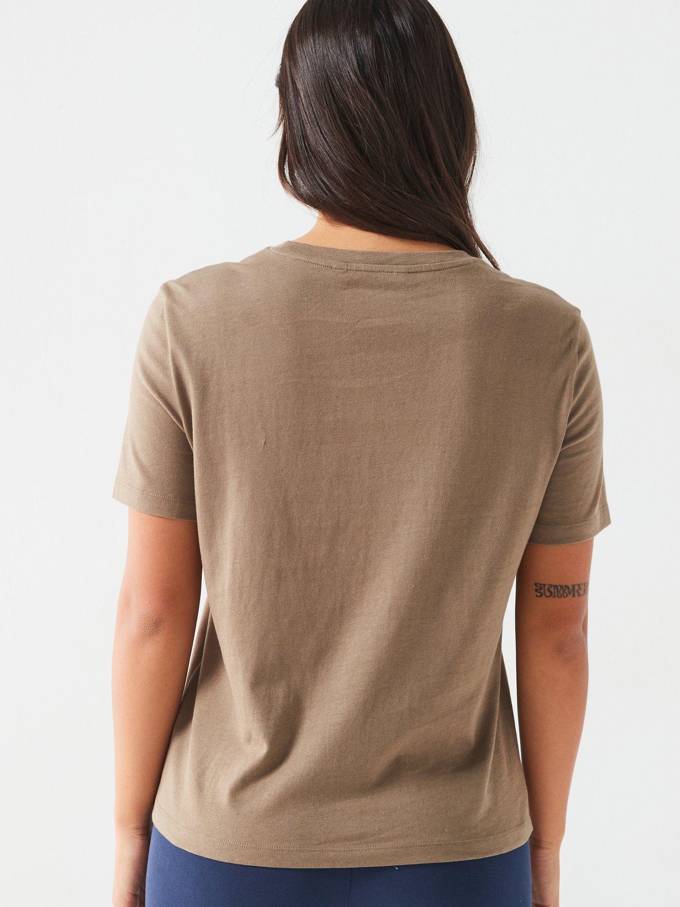 7397 Brown Crew Neck T-Shirt