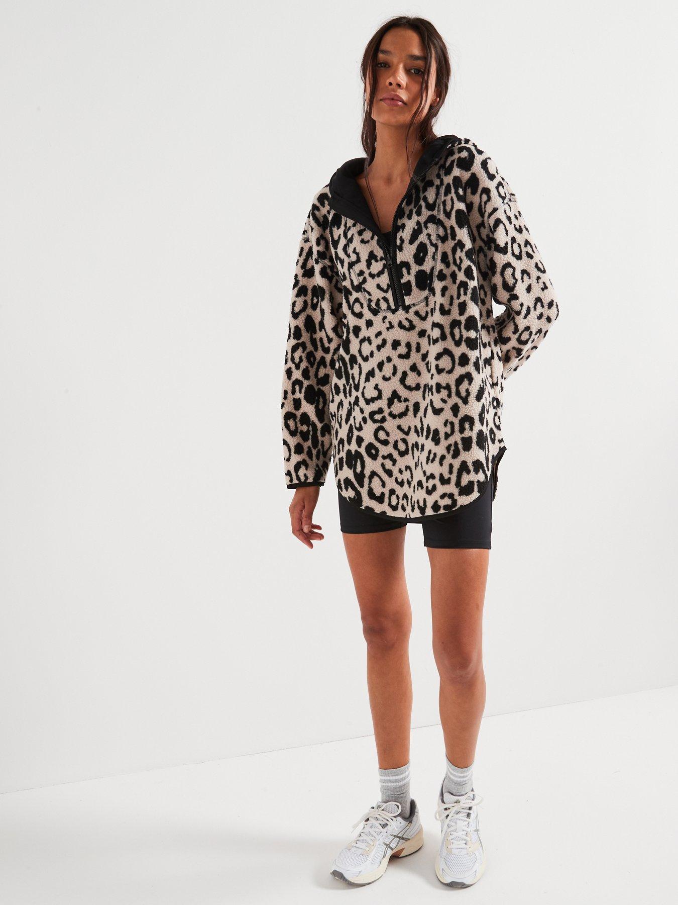 Animal fleece hoodie hotsell