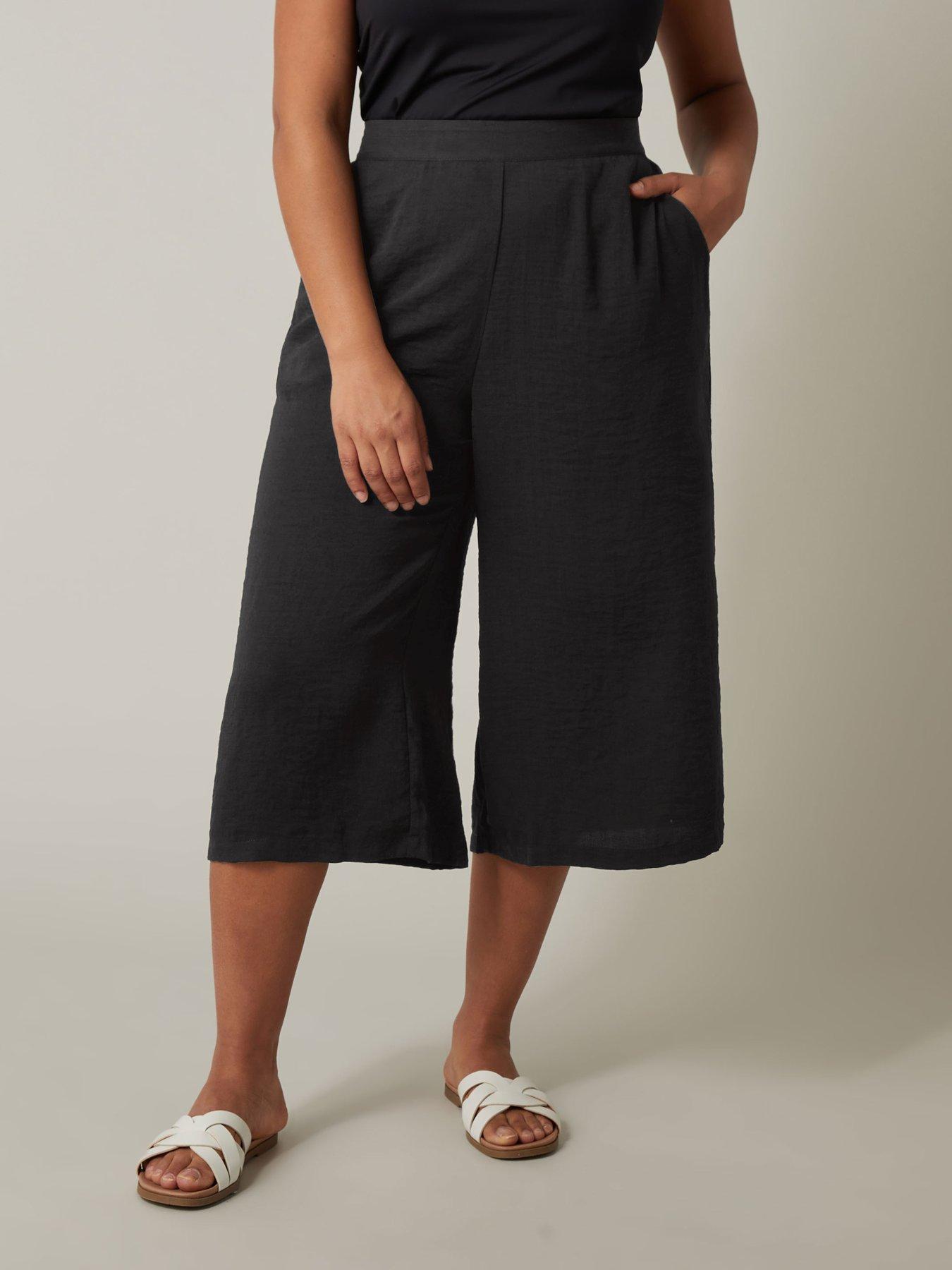 undefined Air Flow Culotte Trouser Black