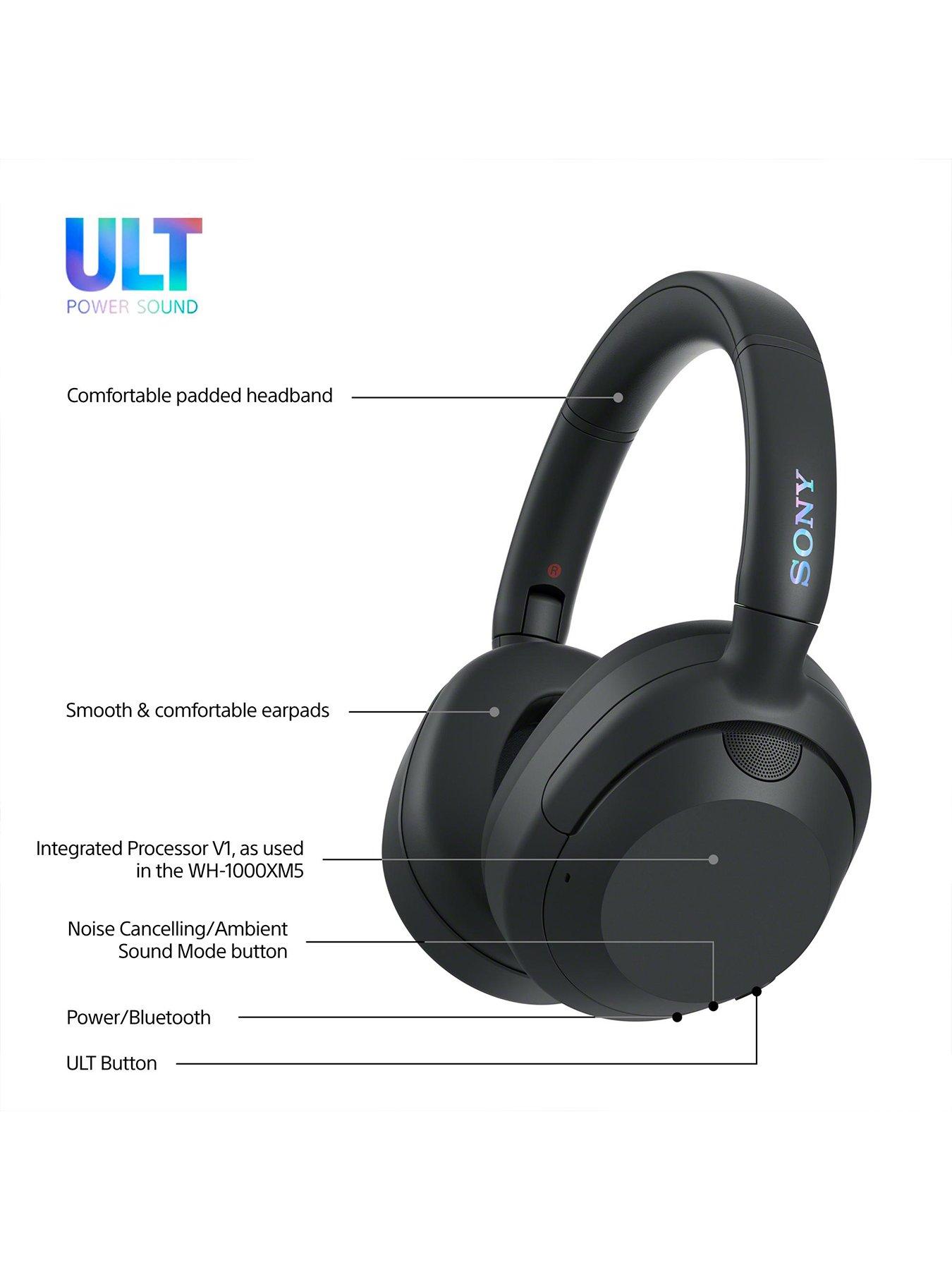 Sony ULT WEAR Wireless Noise-Cancelling Headphones with ULT POWER