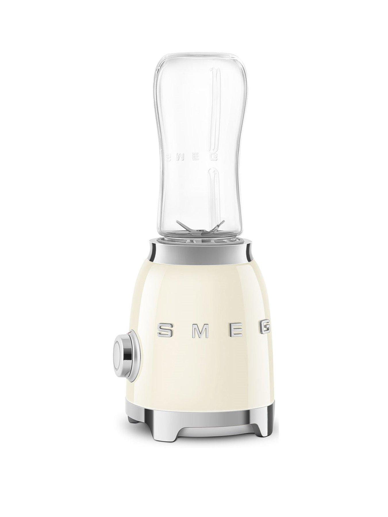 Product photograph of Smeg Pbf01 Retro Style Personal Blender 600ml 300w - Cream from very.co.uk