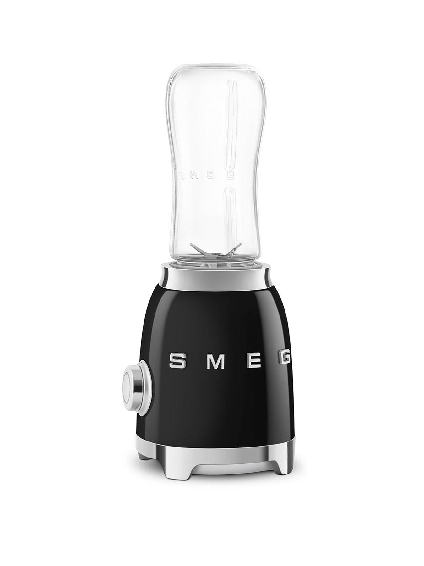 Smeg PBF01 Retro Style Personal Blender, 600ml, 300W - Black