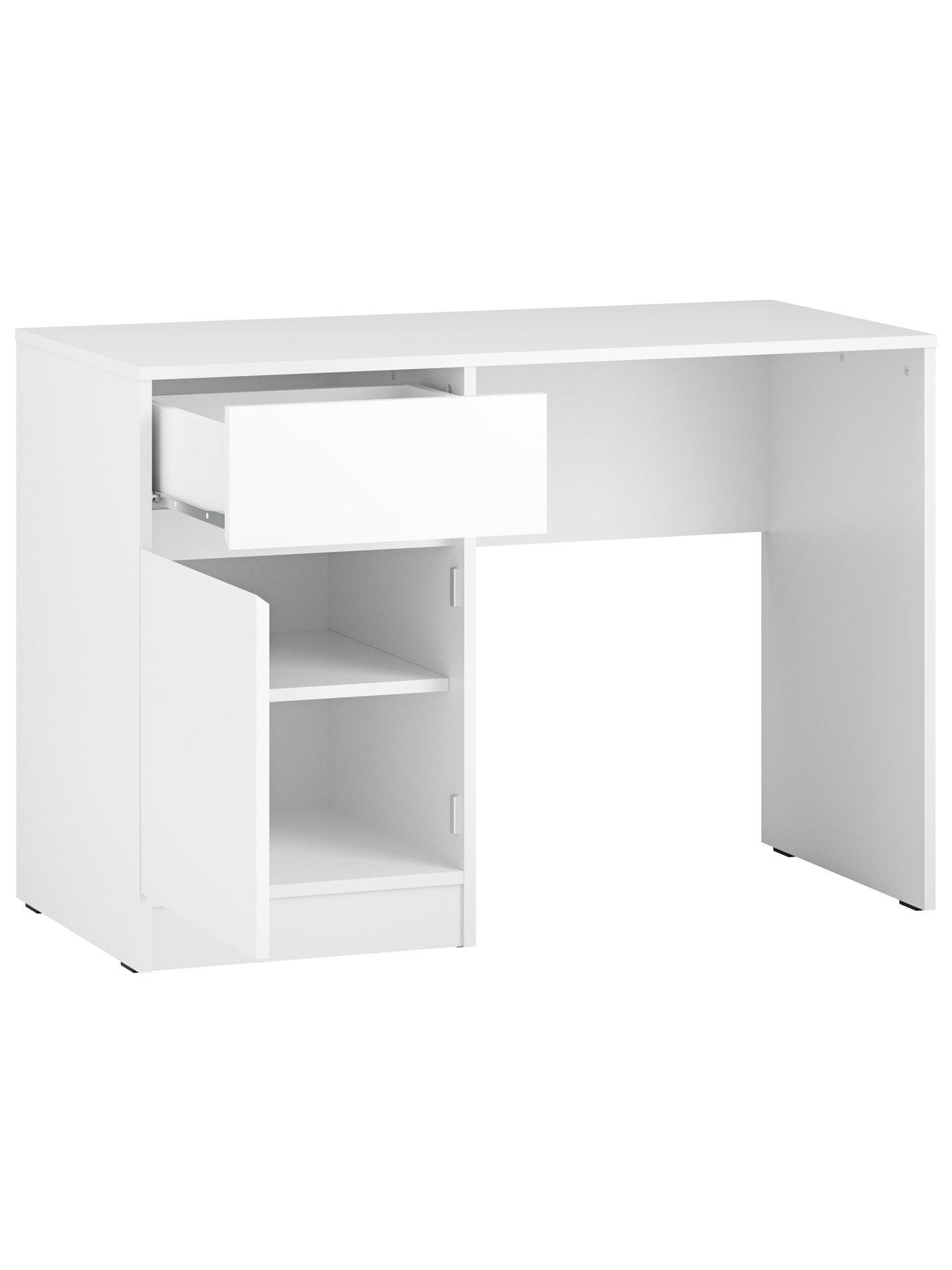 Product photograph of Little Acorns Childrens Desk - White from very.co.uk