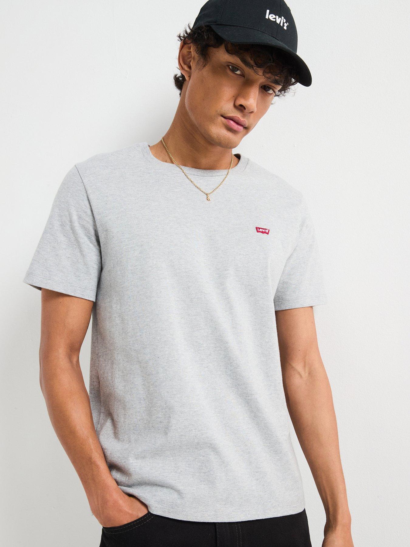 Levi's Short Sleeve Original Housemark T-Shirt, Grey, Size Xl, Men