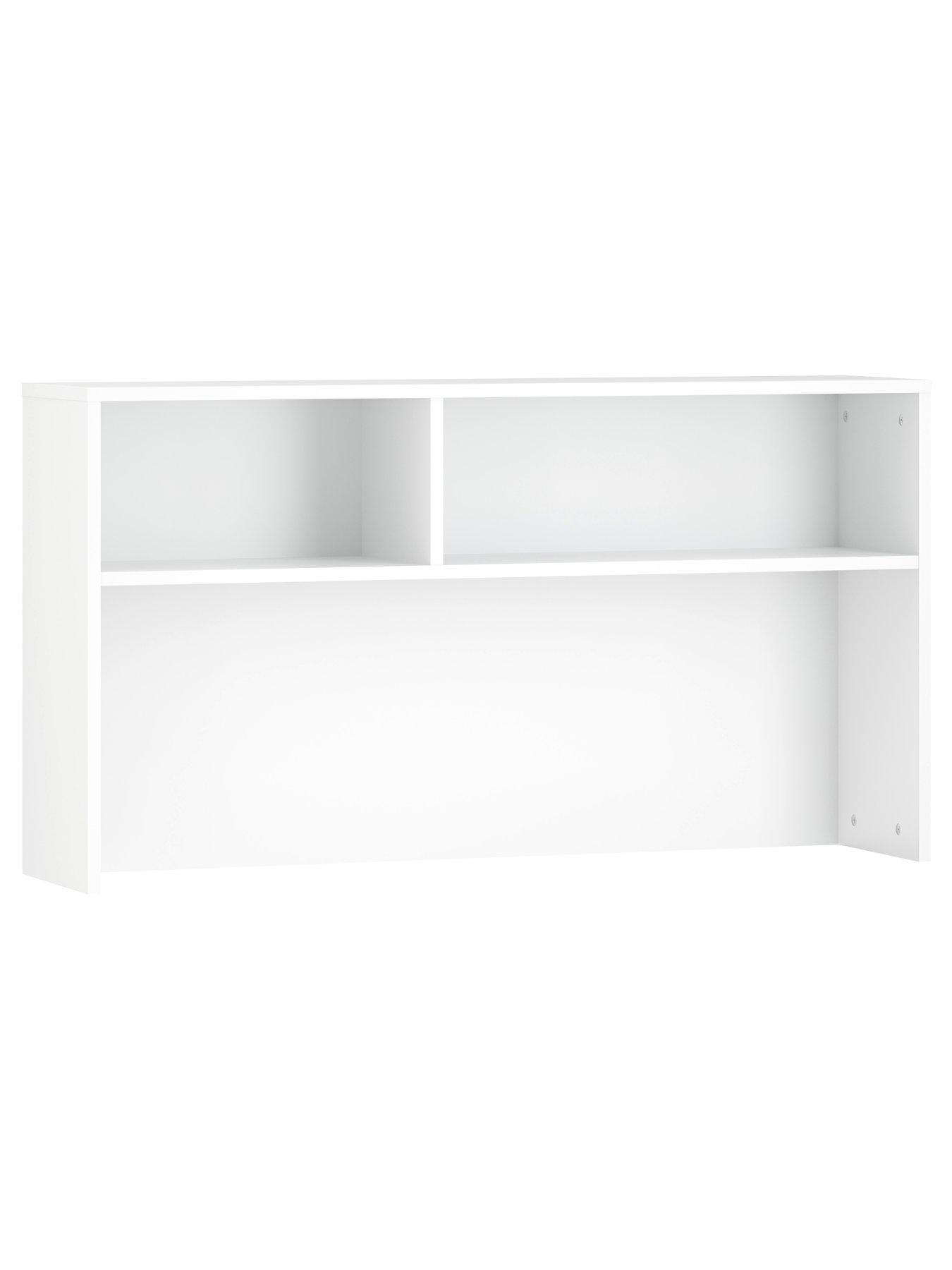 Product photograph of Little Acorns Childrens Additional Desk Storage - White from very.co.uk