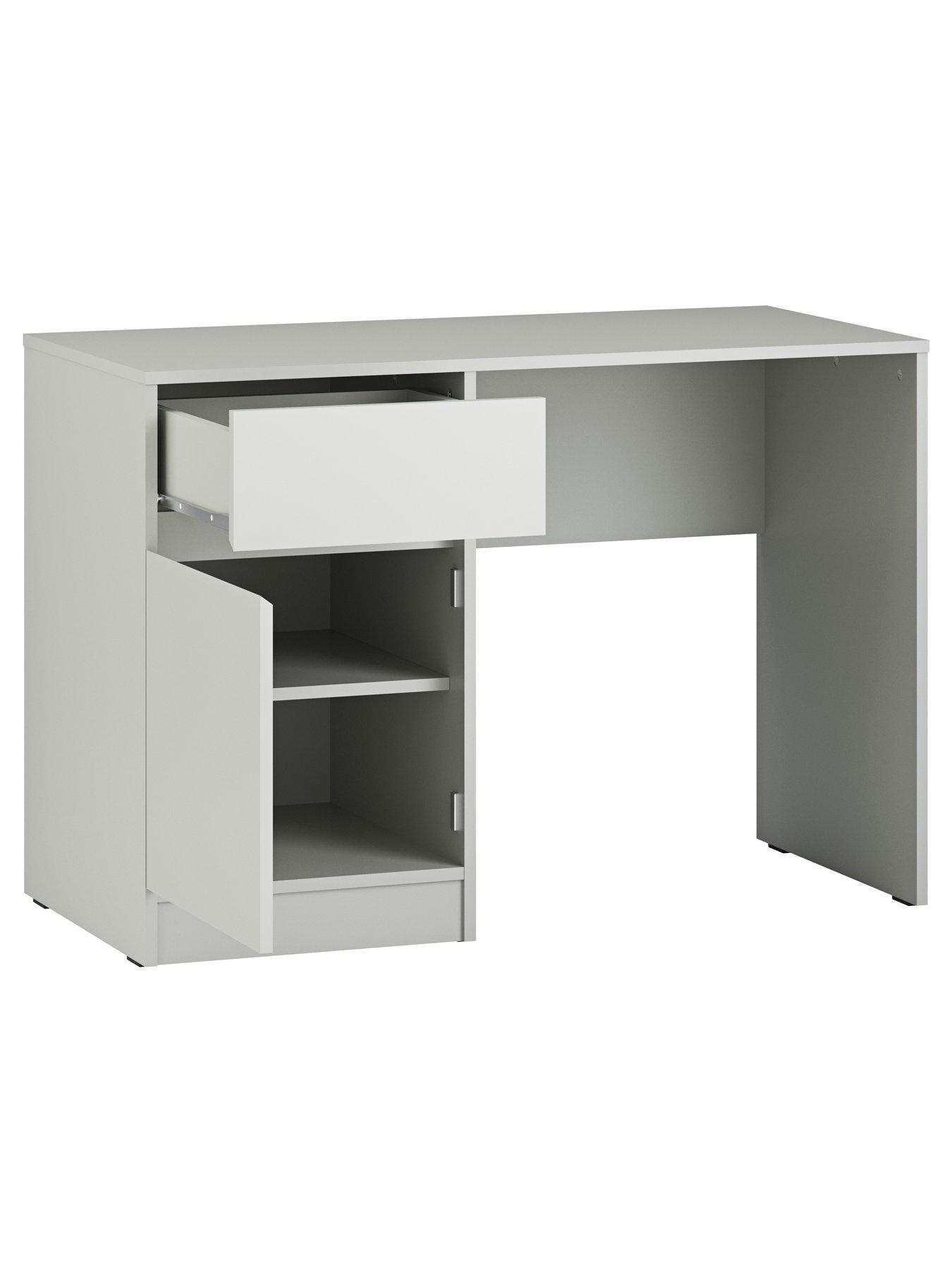 Product photograph of Little Acorns Childrens Desk - Grey from very.co.uk