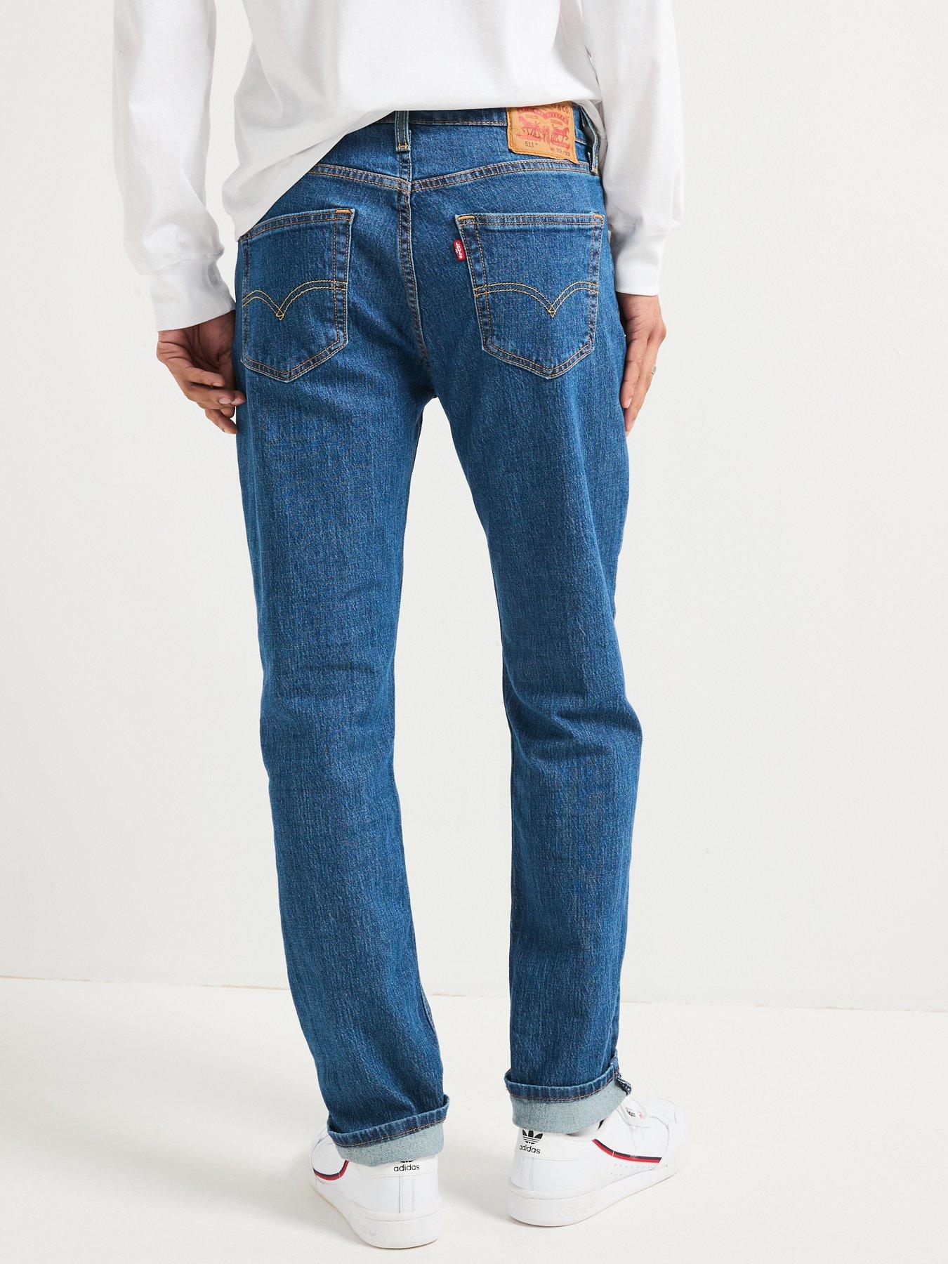 Image 2 of 6 of Levi's Levis 511&trade;&nbsp;Slim Fit Performance Cool Jeans - Calm N Cool - Blue