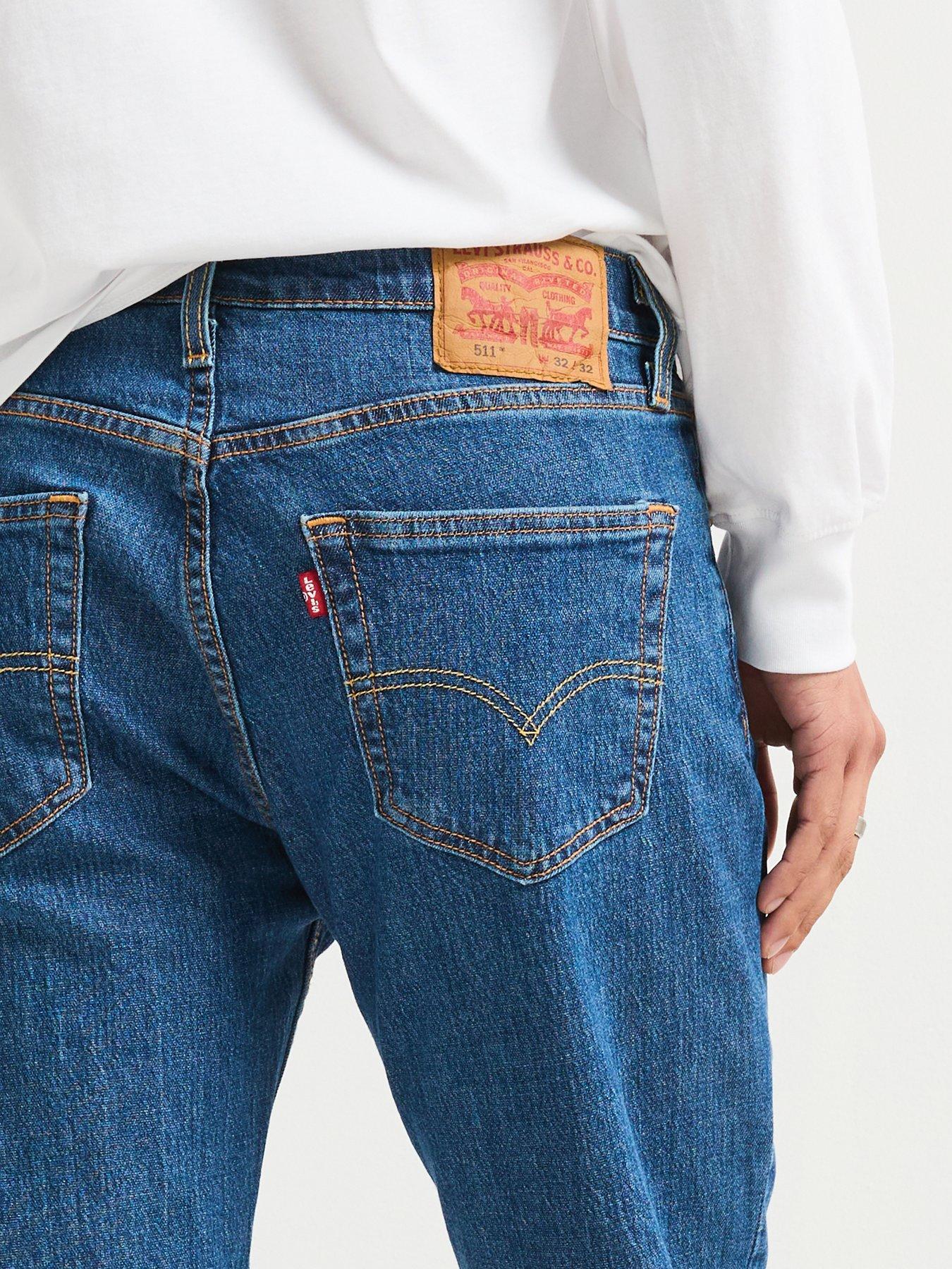 Image 6 of 6 of Levi's Levis 511&trade;&nbsp;Slim Fit Performance Cool Jeans - Calm N Cool - Blue