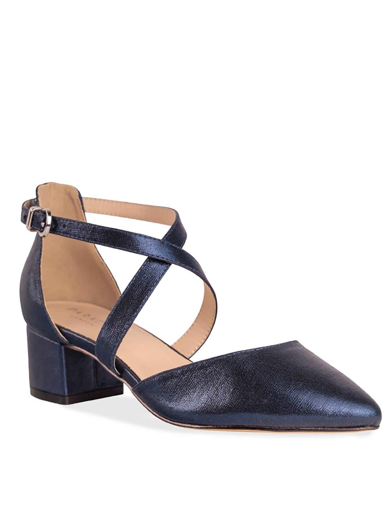 Ladies navy wide fit shoes store