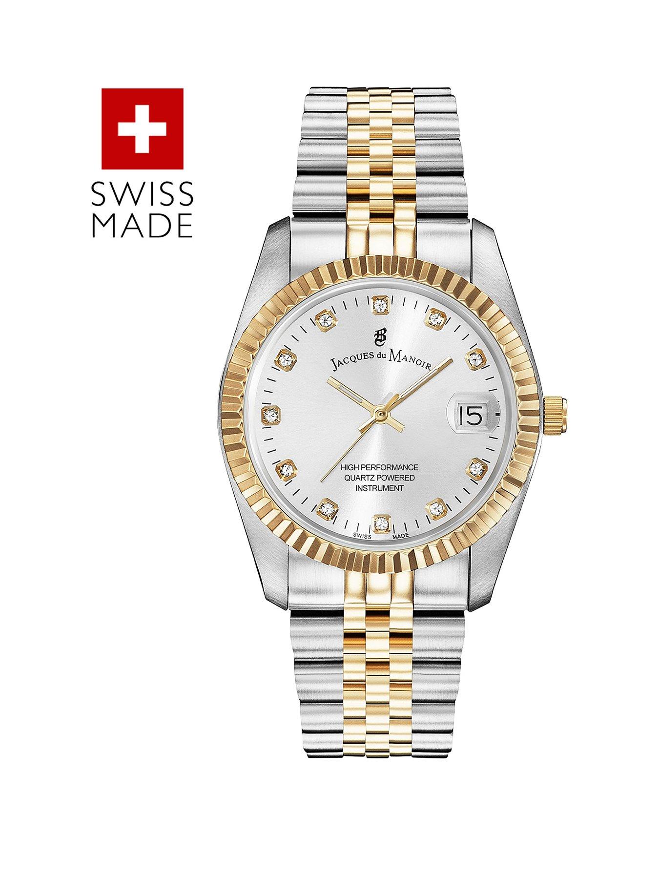 undefined Swiss-made Ladies Inspiration Silver  &  Gold Plated Bracelet Watch