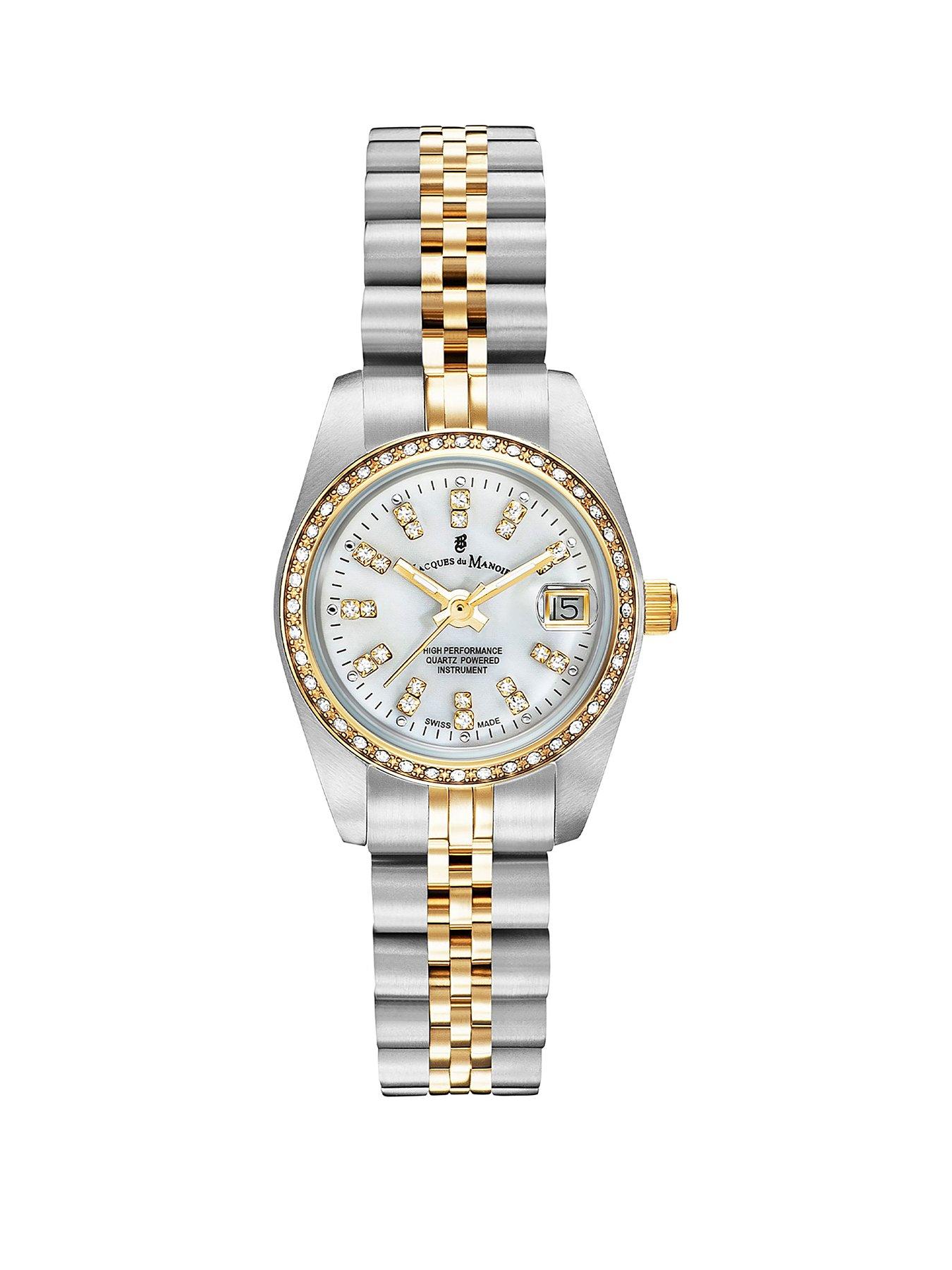 undefined Swiss-made Ladies Inspiration Silver  &  Gold Plated Bracelet Watch