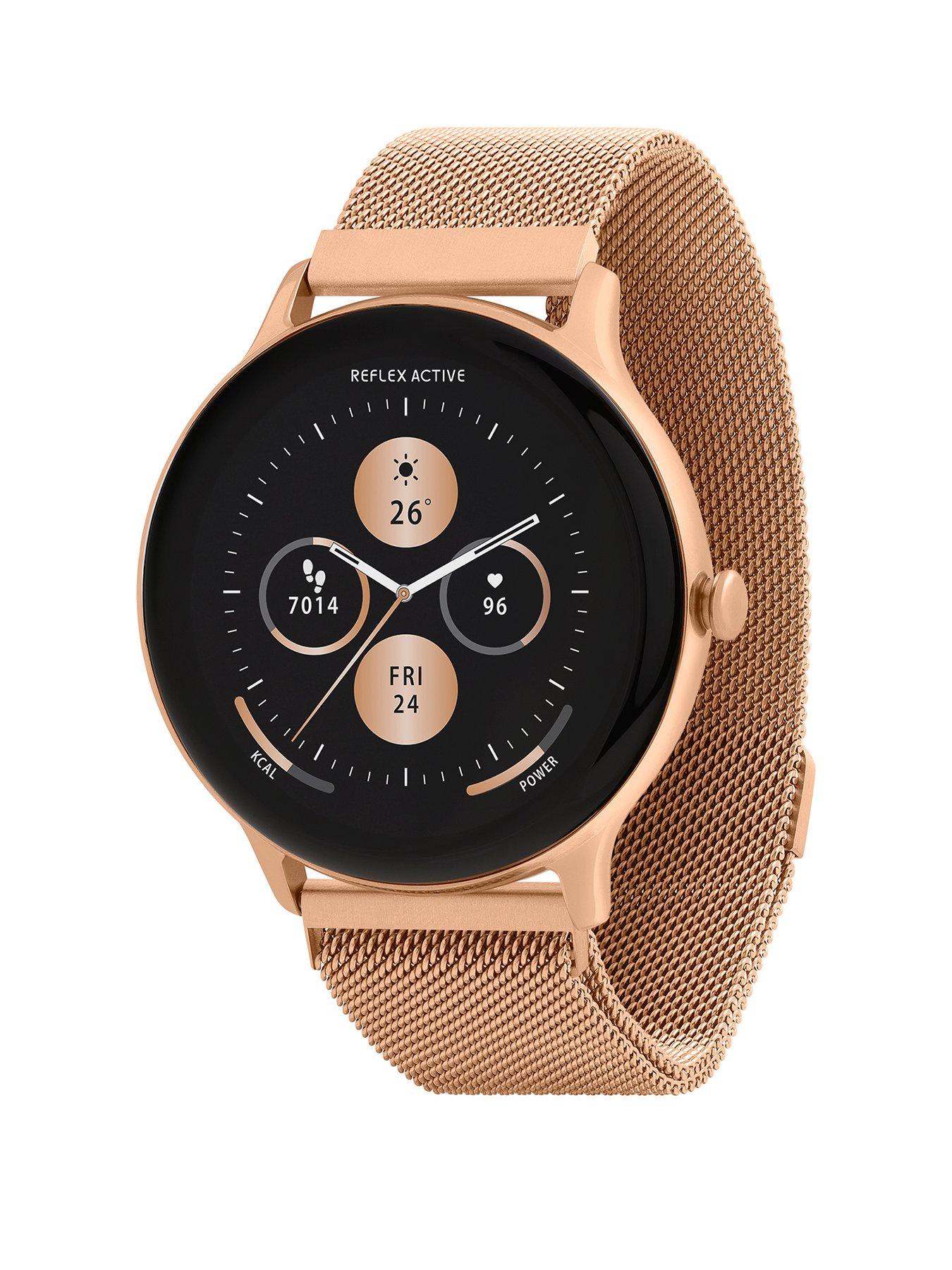 undefined Series 22 Rose Gold Mesh Strap Watch