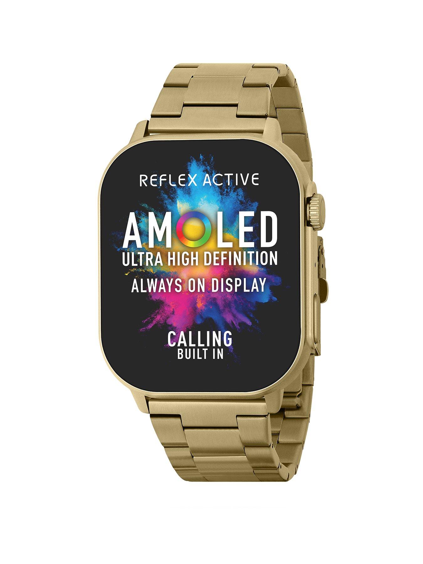 Product photograph of Reflex Active Series 29 Smart Calling Amoled Watch from very.co.uk