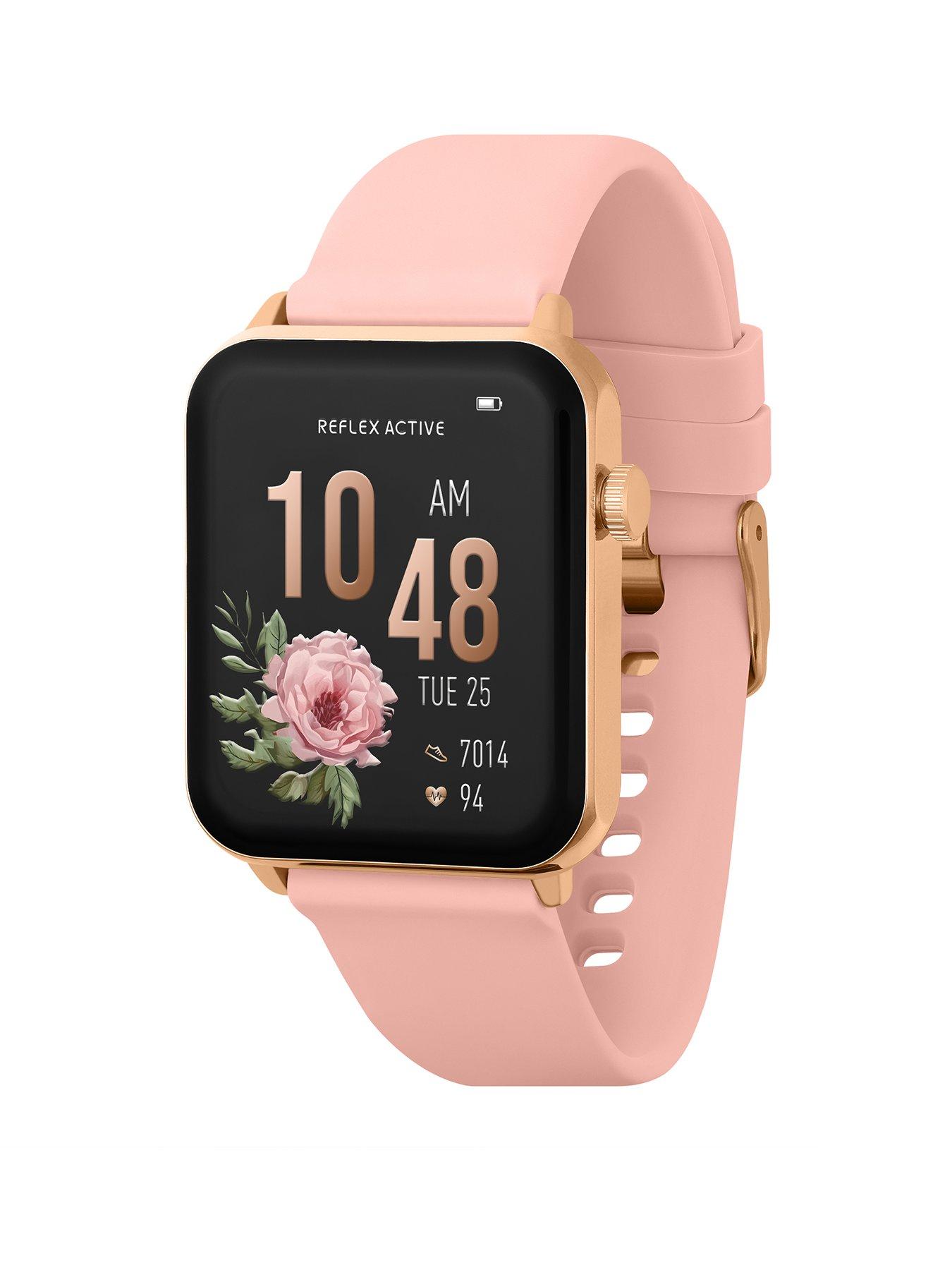 Image 1 of 4 of Reflex Active Series 30 Smart Calling Amoled Watch - Beige