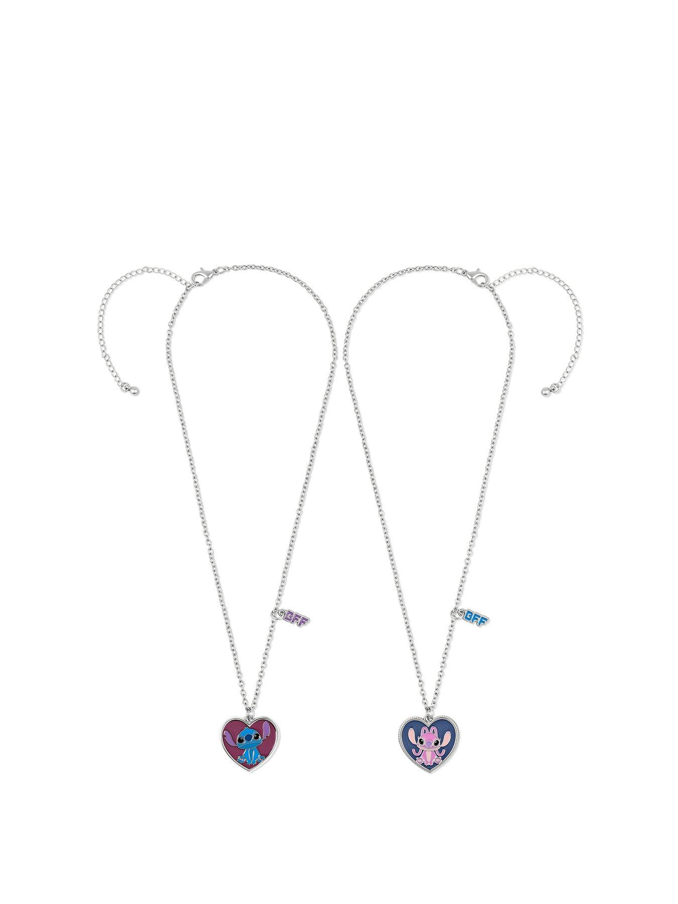 Product photograph of Disney Lilo Amp Stitch 2pc Bff Necklace Set from very.co.uk