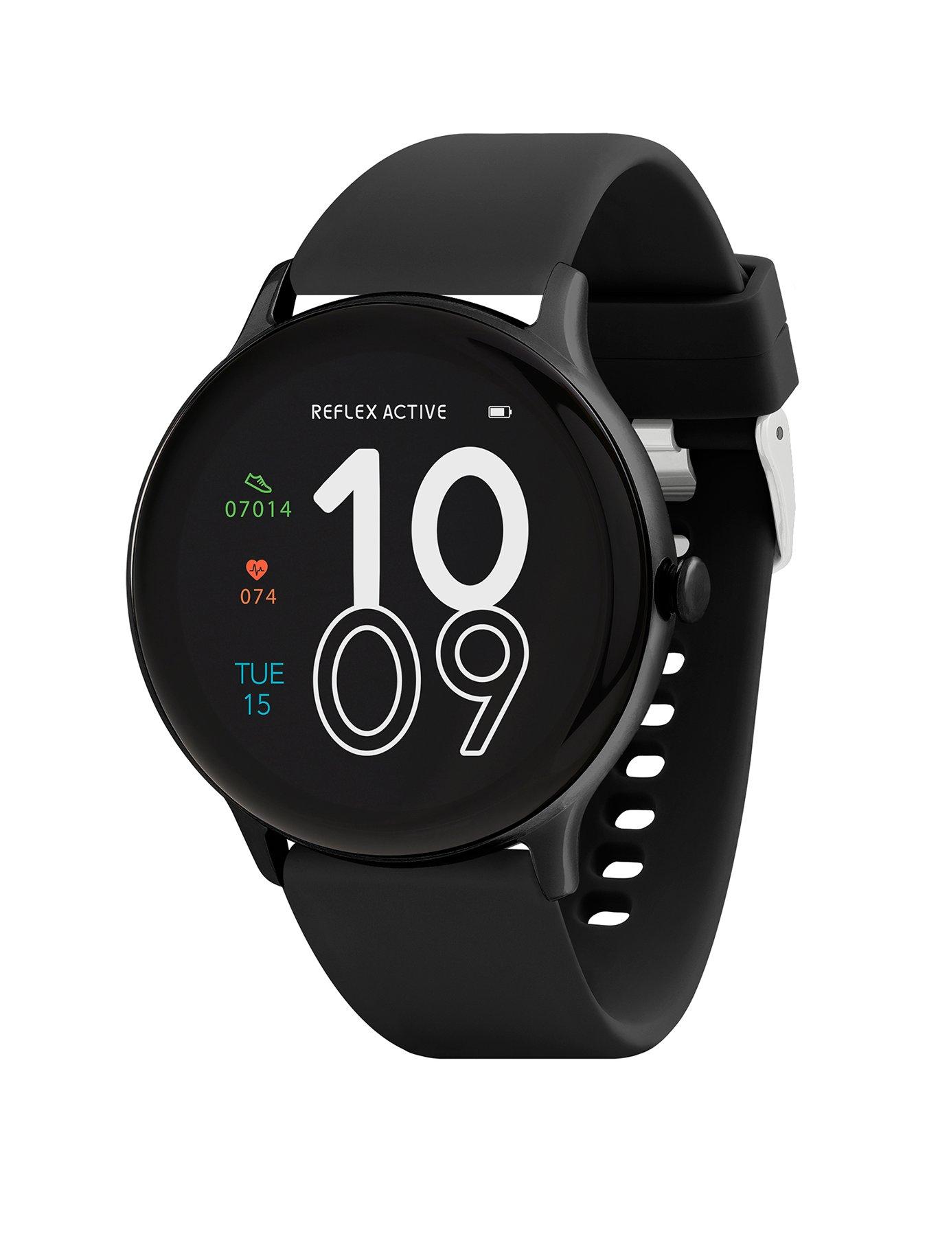 undefined Series 22 Black Silicone Strap Watch