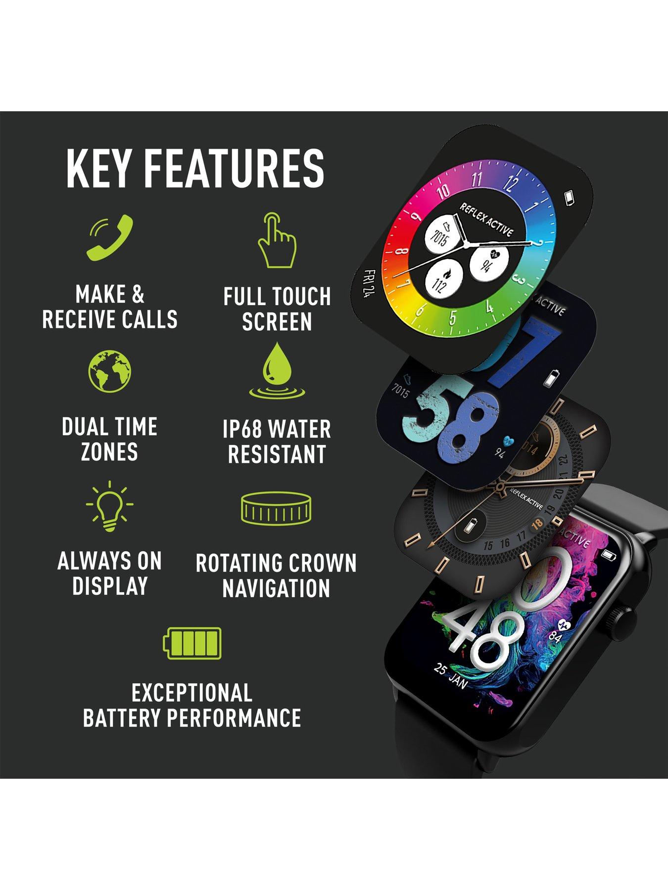Image 6 of 7 of Reflex Active Series 30 Smart Calling Amoled Watch