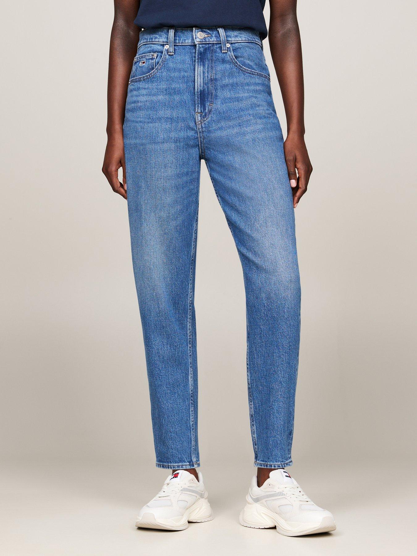 Tommy Jeans High Rise Mom Jean - Blue
