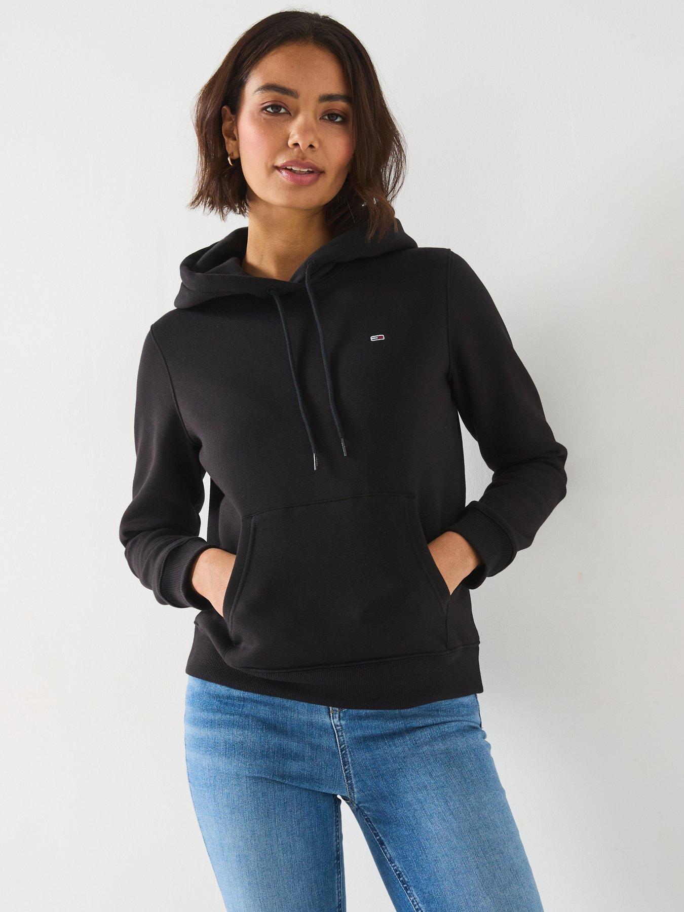 undefined Flag Logo Hoodie - Black