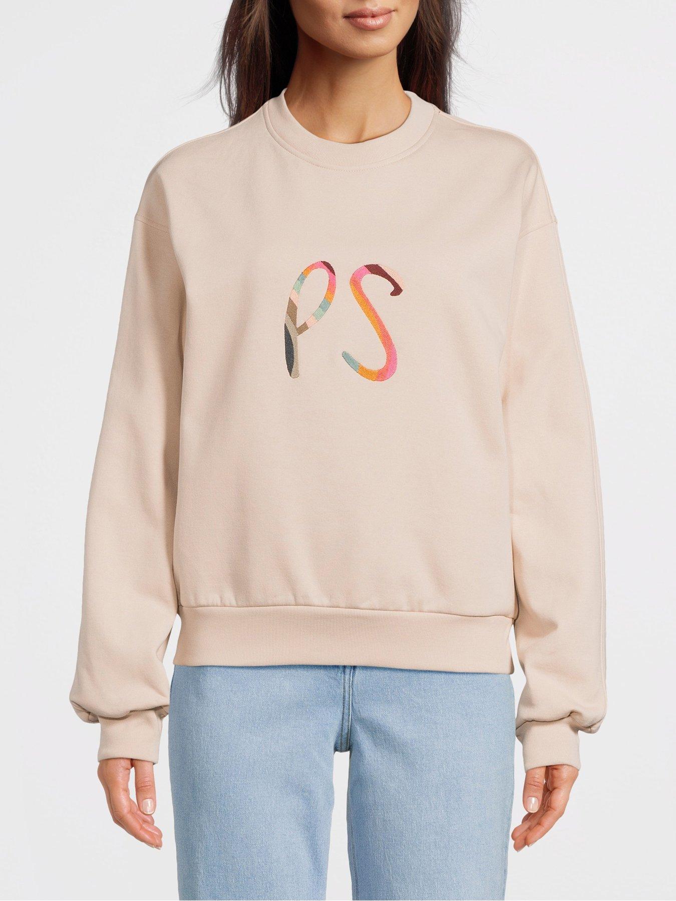 PS PAUL SMITH Swirl Logo Sweatshirt Beige Very