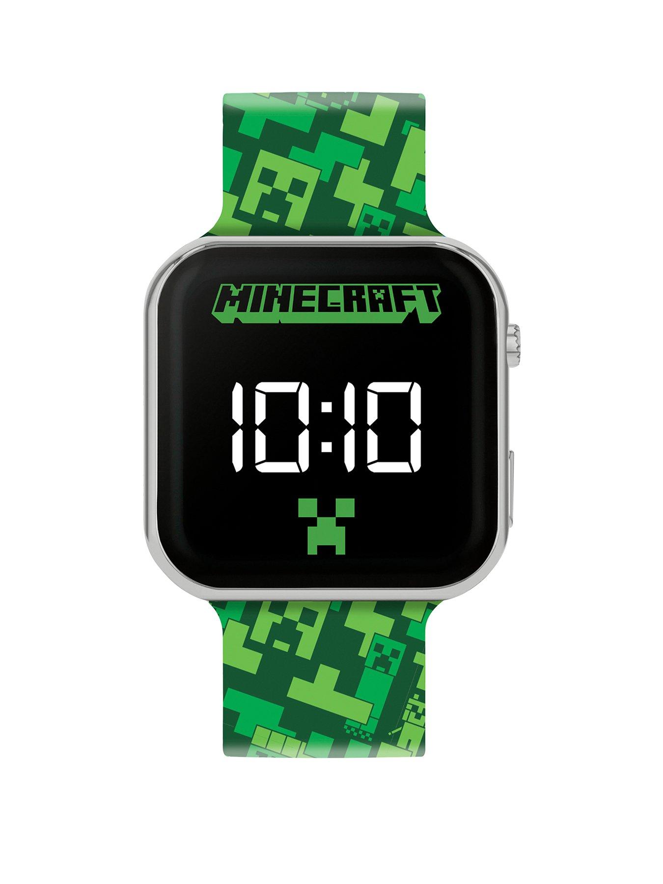 Minecraft Printed LED Watch