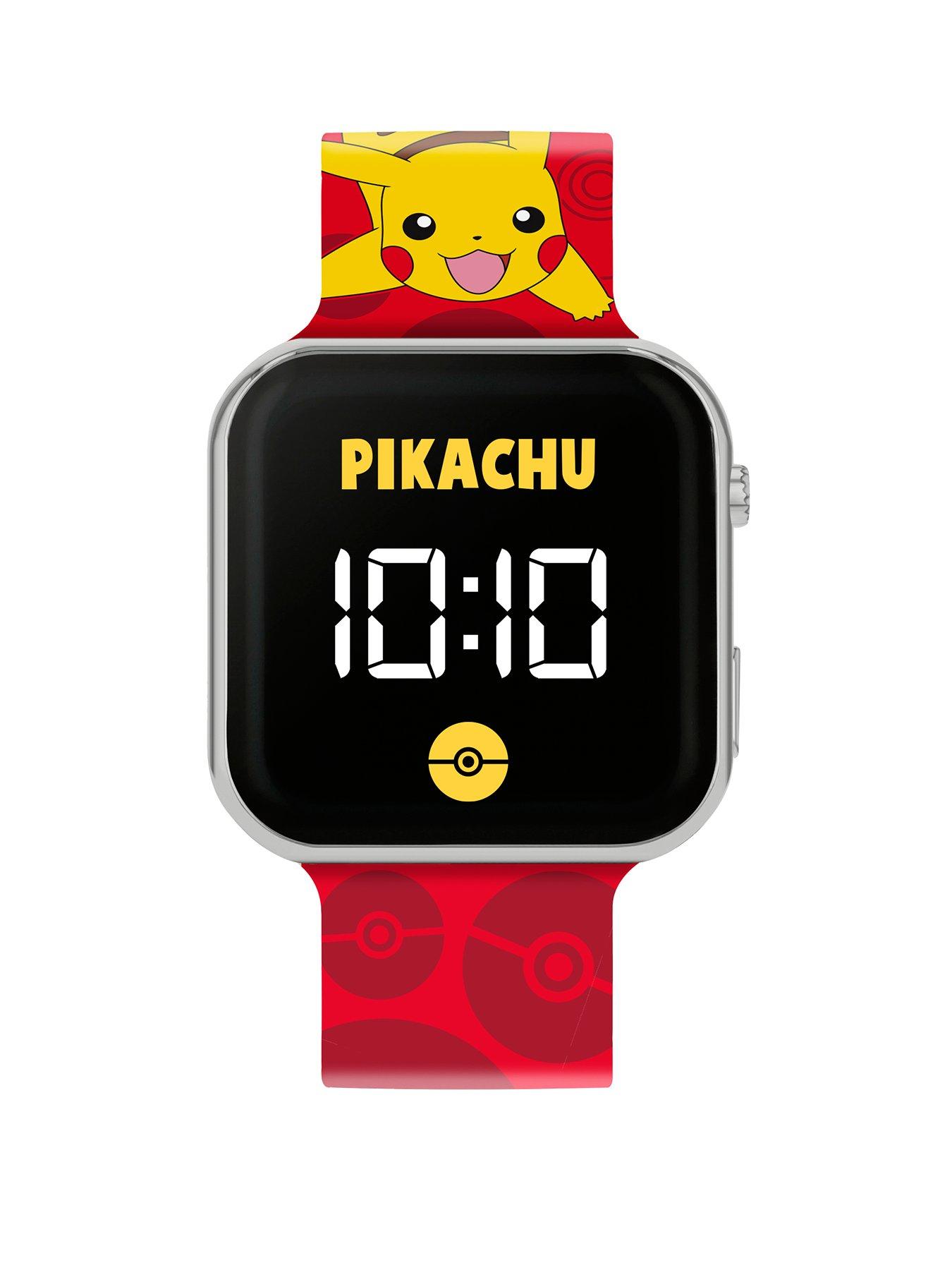 Product photograph of Pokemon Led Strap Watch from very.co.uk