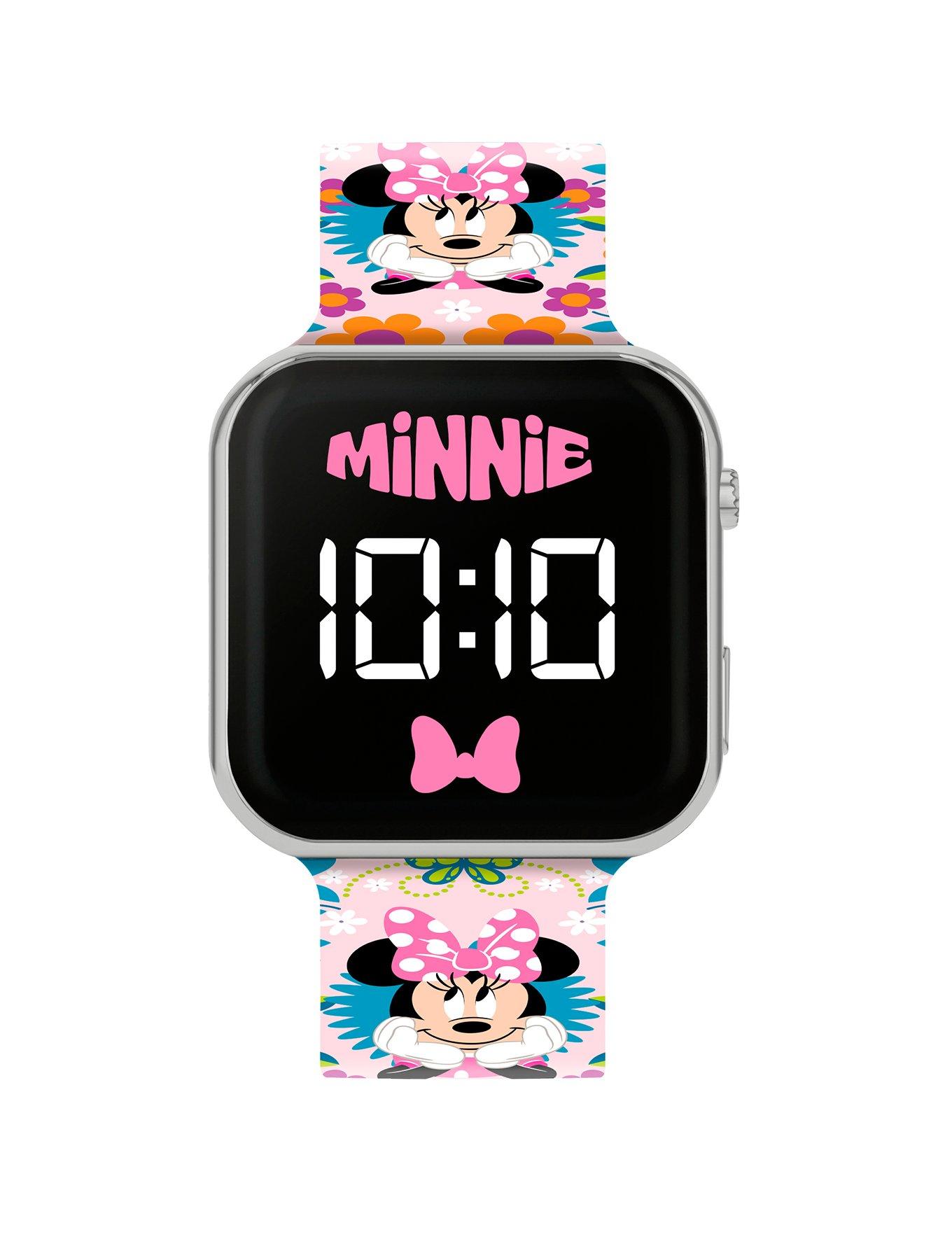 undefined Minnie Mouse Printed LED Watch