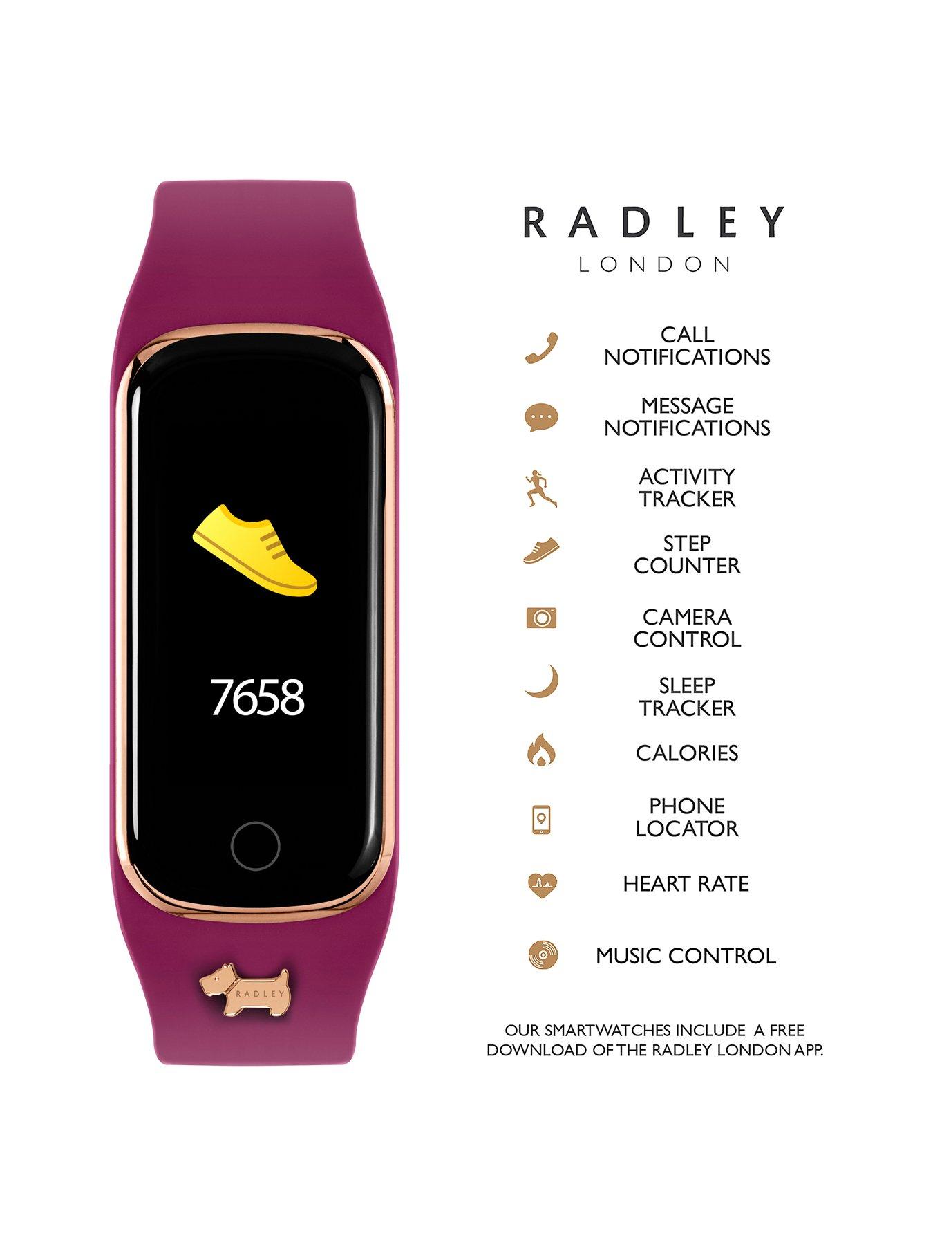 Image 3 of 6 of Radley Ladies Series 8 Casis Silicone Strap Smart Watch