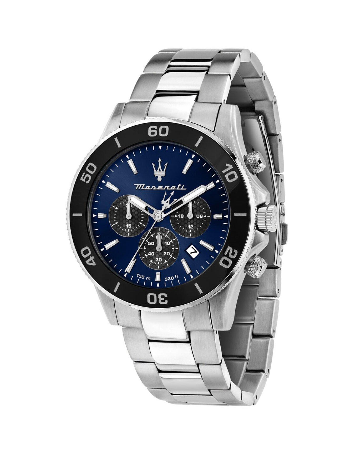 Maserati Gents Competizione Blue Chronograph Watch