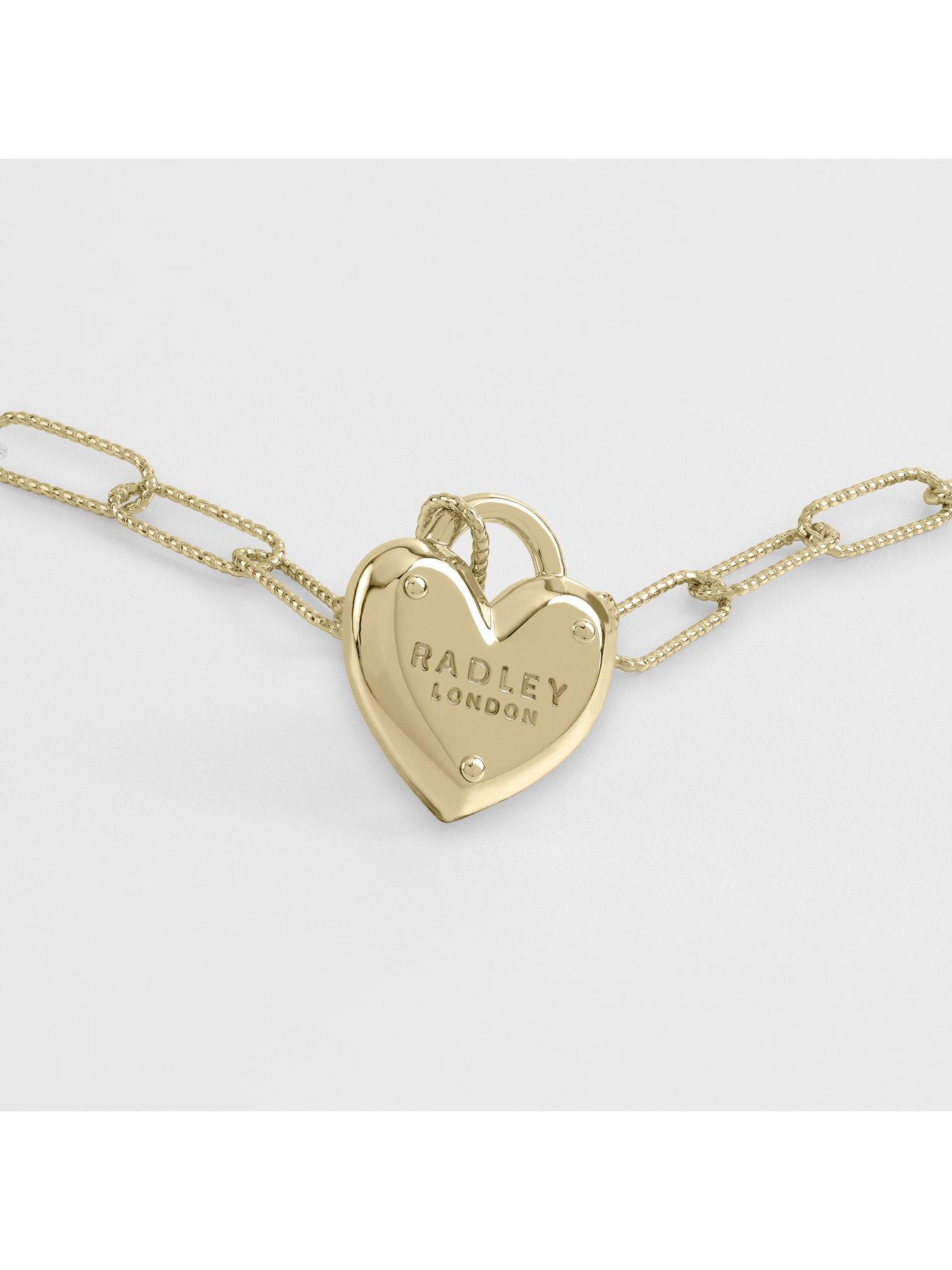Image 3 of 6 of Radley 18ct Gold Plated Heart Padlock Necklace