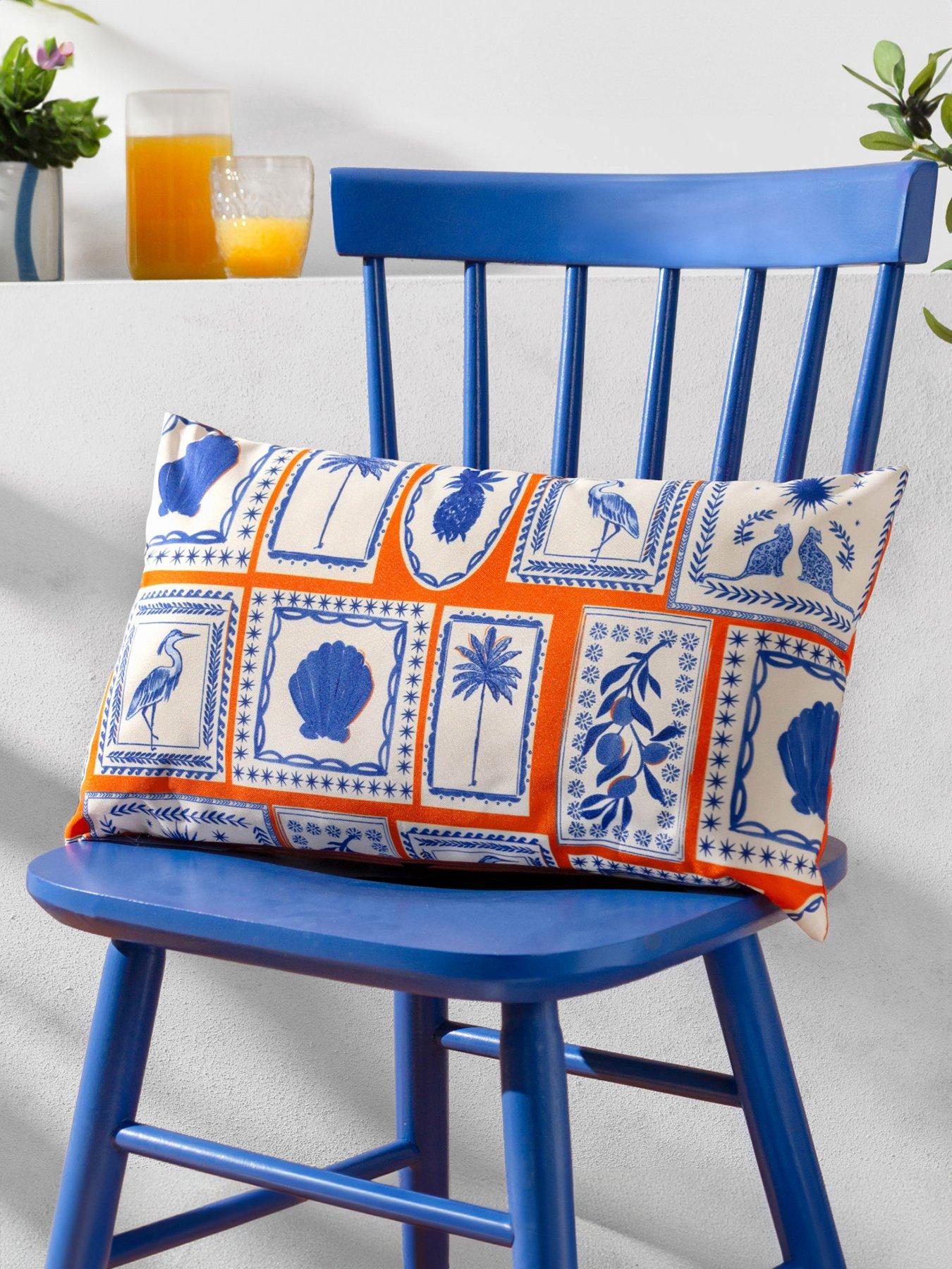 Product photograph of Furn Frieze Outdoor Cushion from very.co.uk