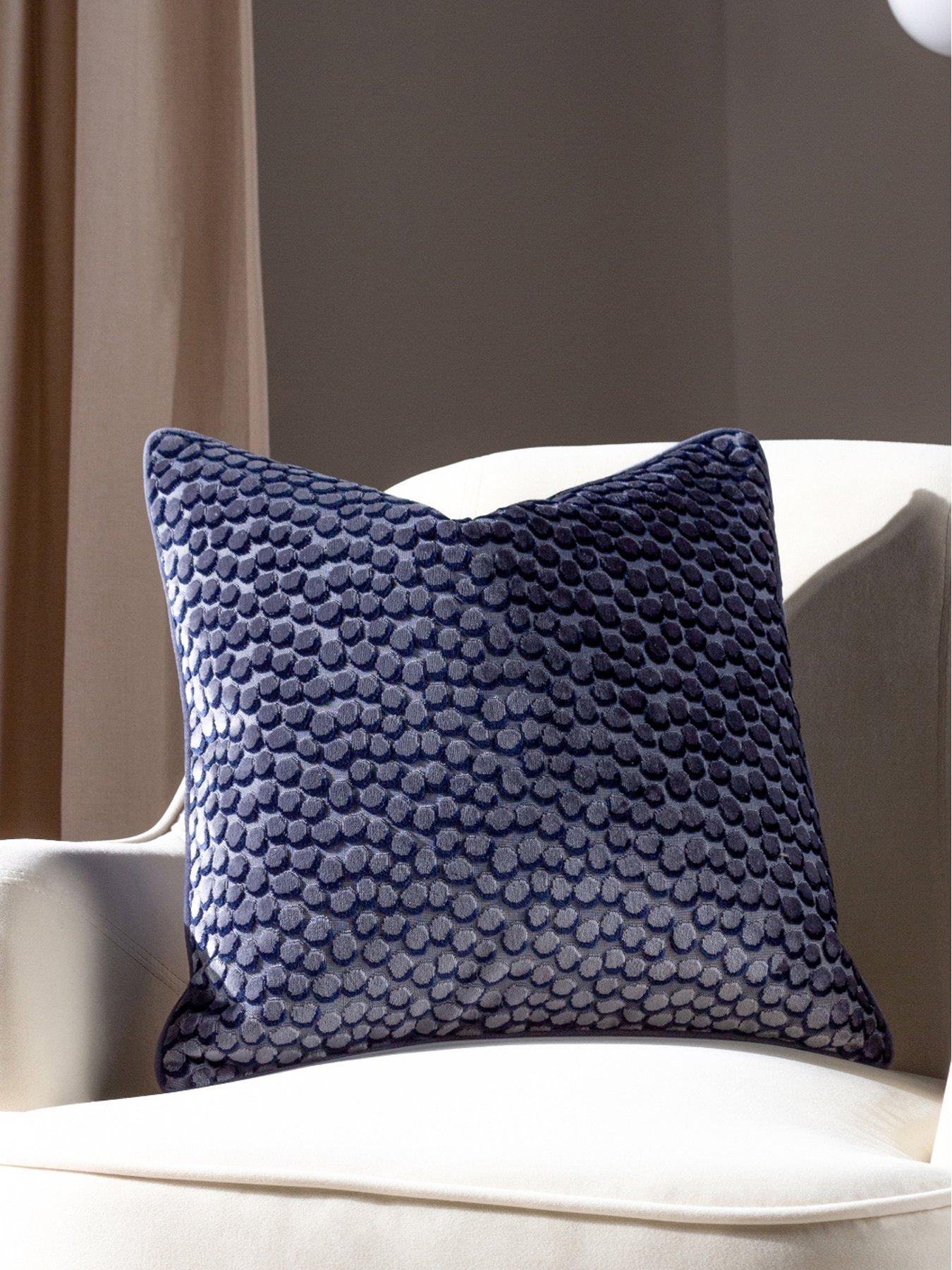 Product photograph of Hoem Lanzo 45x45 Polyester Cushion Dusk from very.co.uk