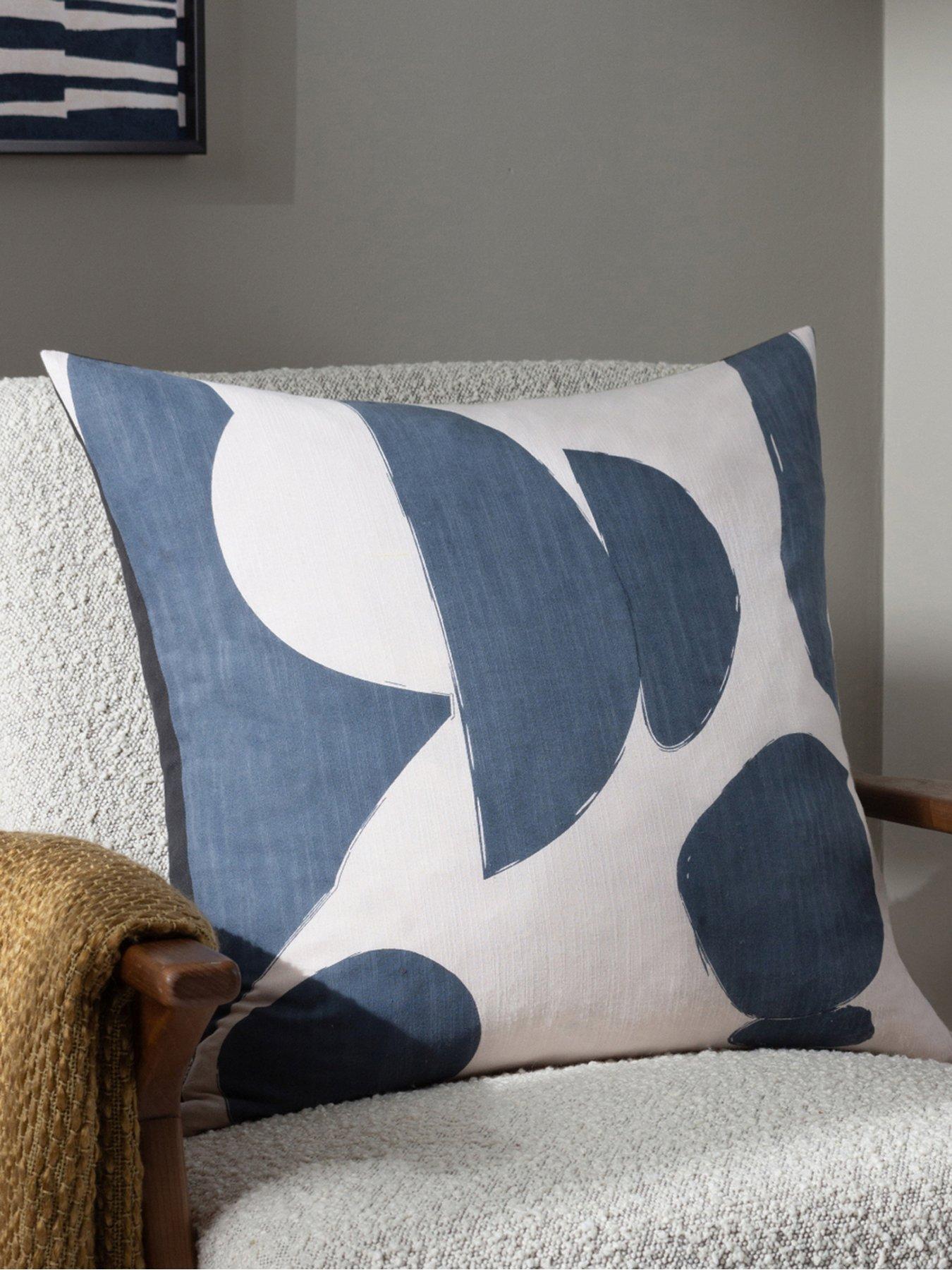 Product photograph of Hoem Meta 55x55 Polyester Cushion Dusk from very.co.uk