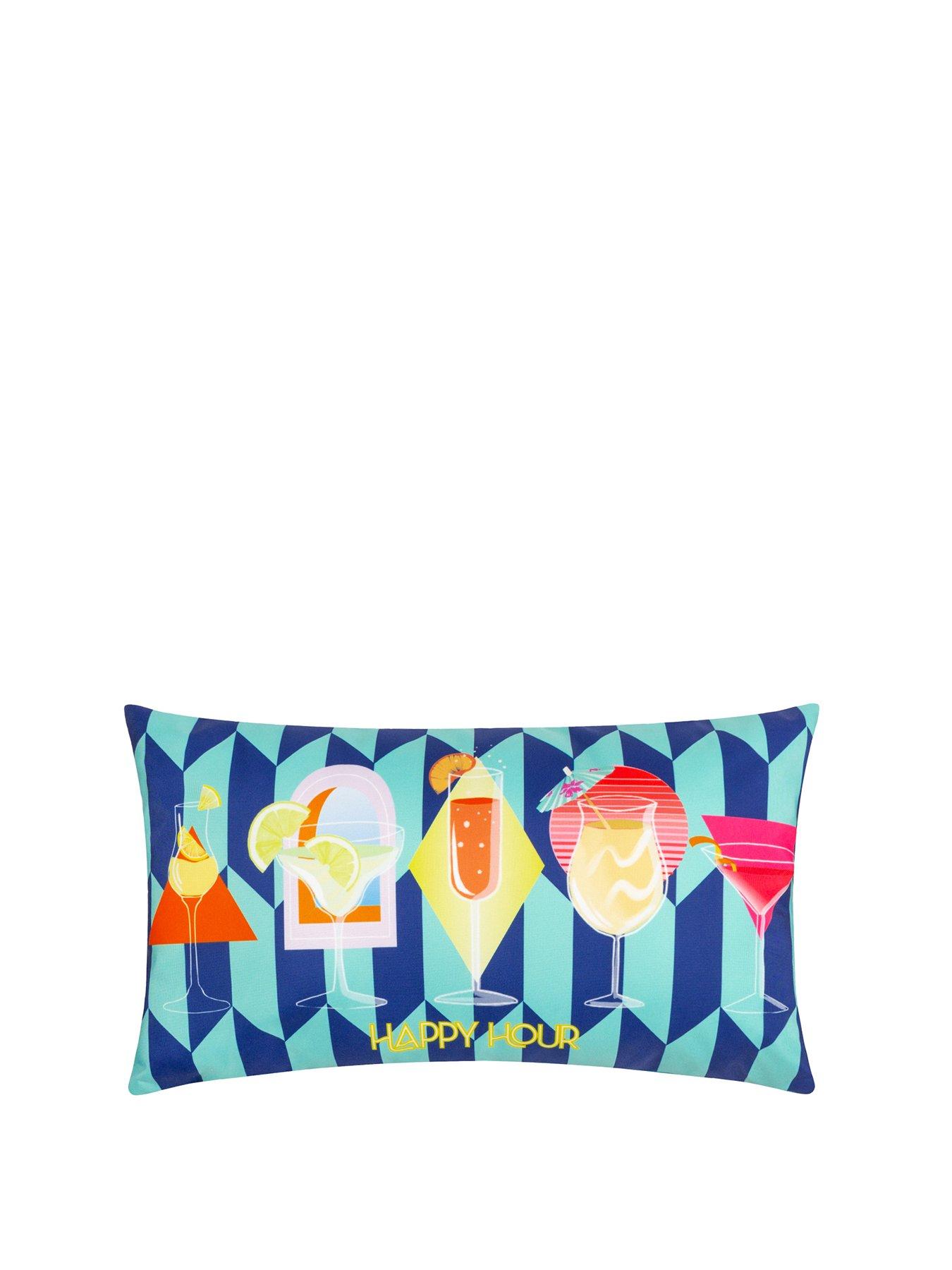 Product photograph of Furn Happy Hour Outdoor Cushion from very.co.uk