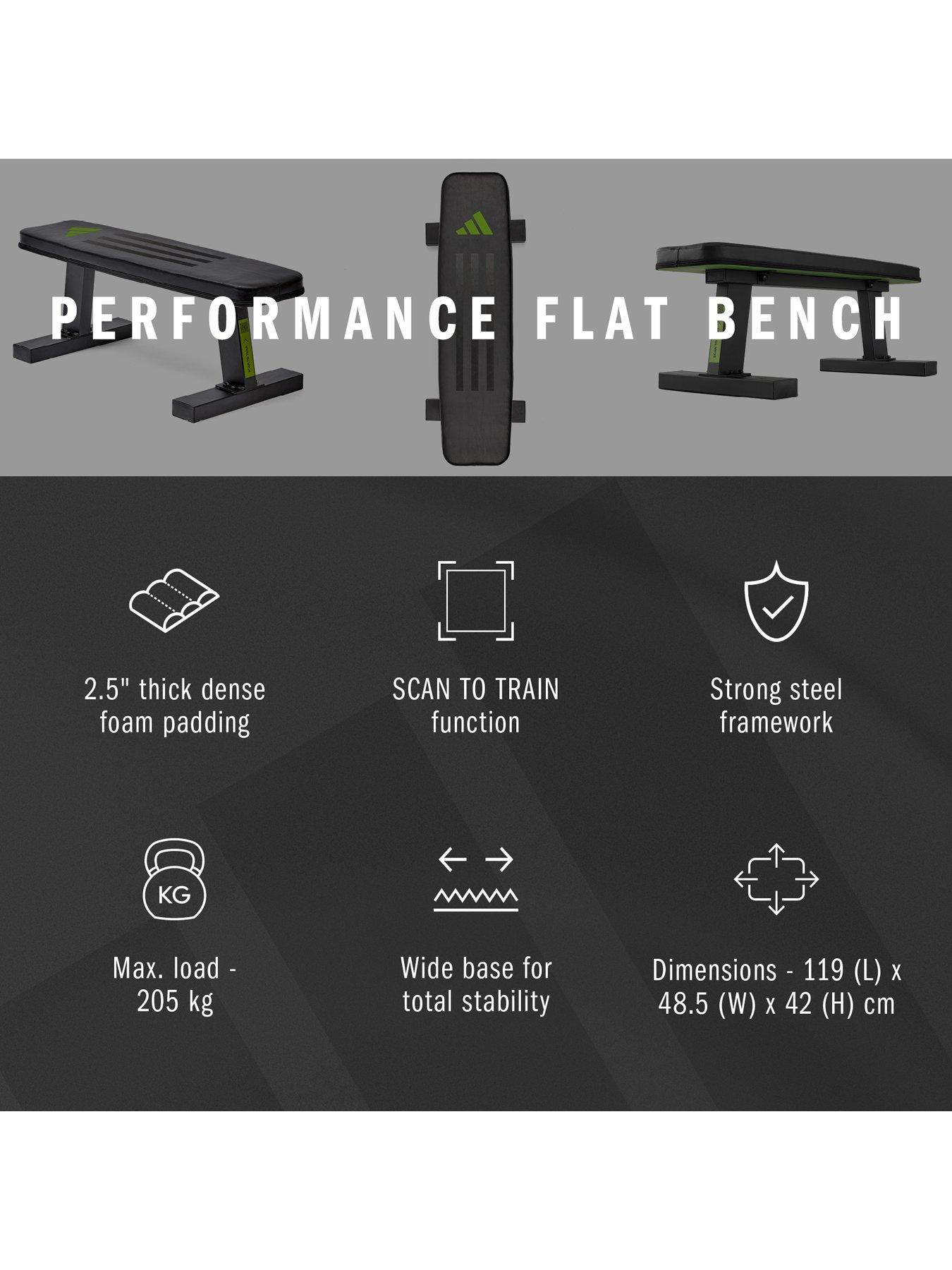 Image 5 of 8 of adidas Performance Flat Bench - Black