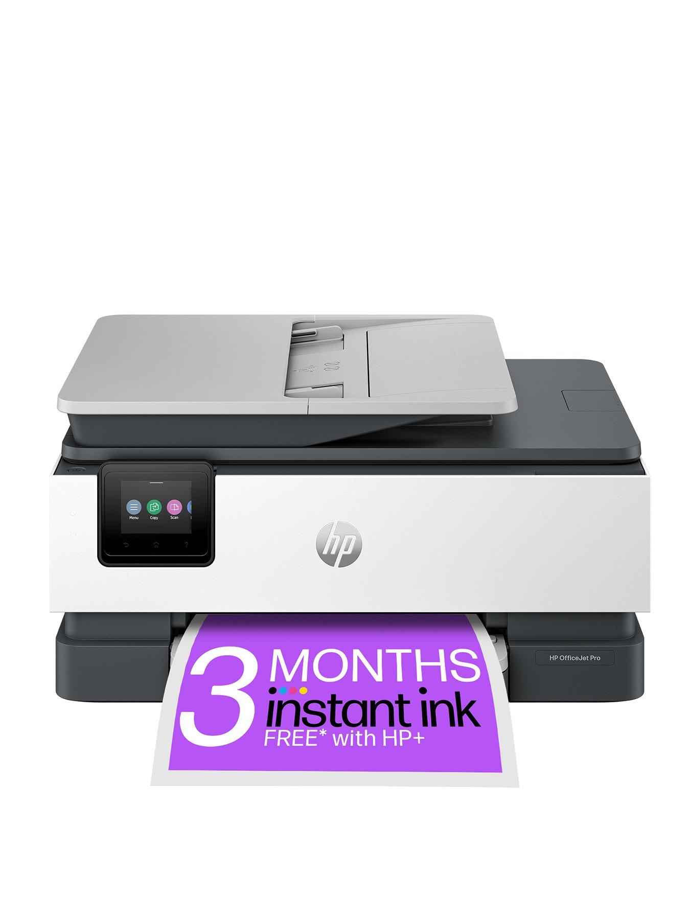 Hp Officejet Pro 8122E All-In-One Wireless Colour Printer With 3 Months Of Instant Ink Included With Hp+