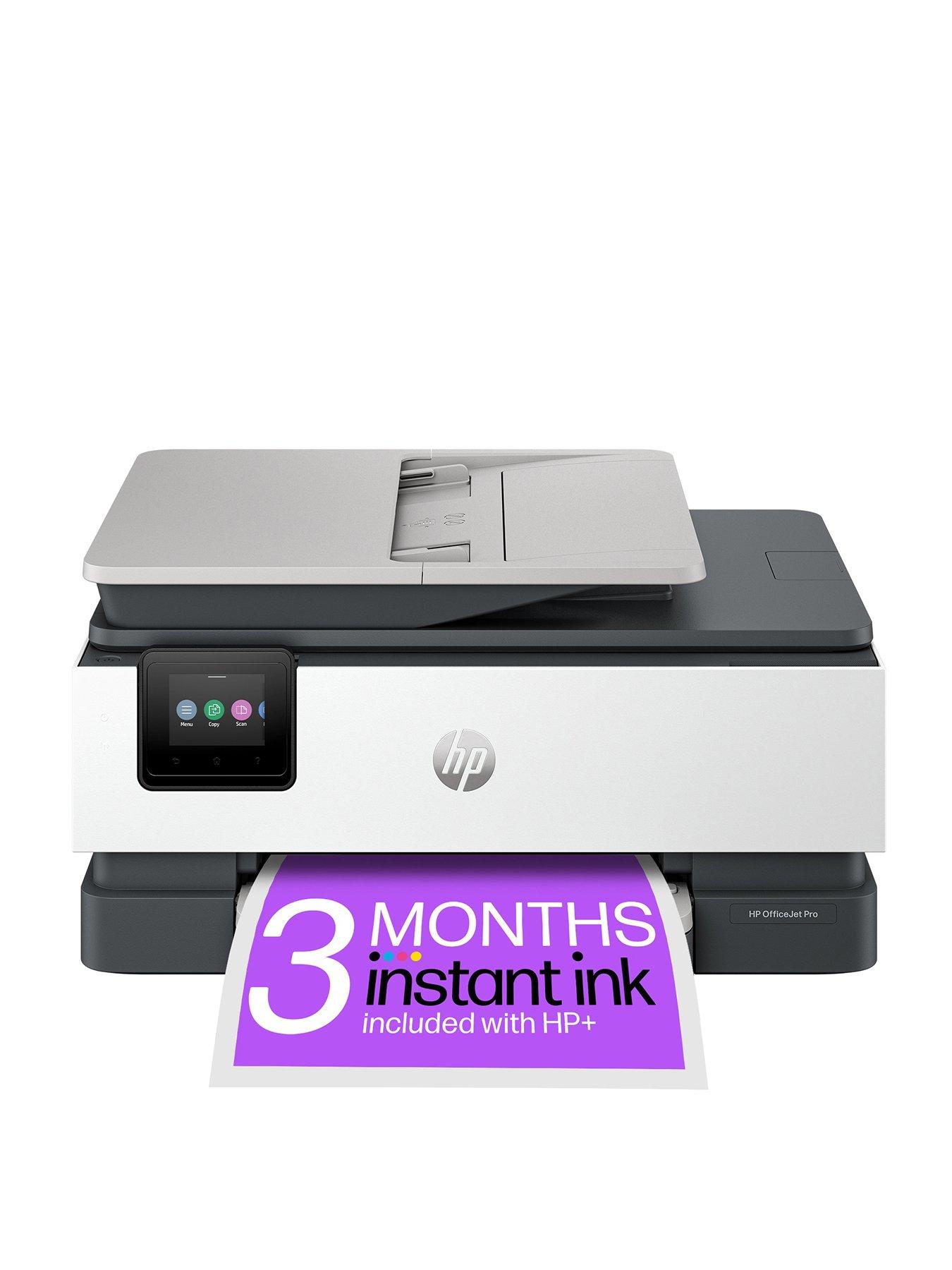 HP OfficeJet Pro 8122e All-in-One Wireless Colour Printer with 3 months of Instant Ink Included with HP+