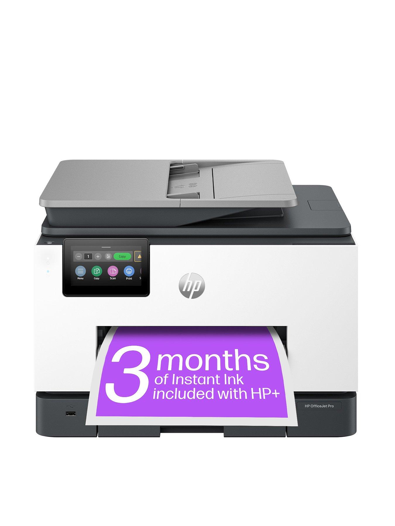 Hp Officejet Pro 9132E All-In-One Wireless Colour Printer With Fax And 3 Months Of Instant Ink Included With Hp+