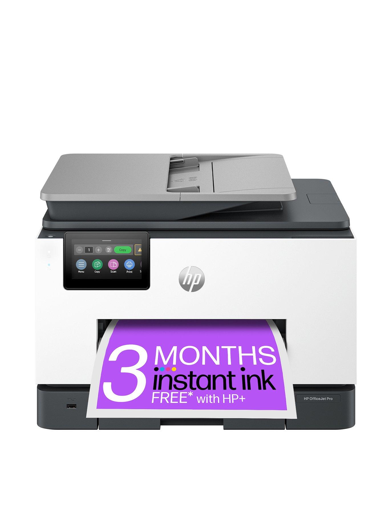 Hp Officejet Pro 9132E All-In-One Wireless Colour Printer With Fax And 3 Months Of Instant Ink Included With Hp+